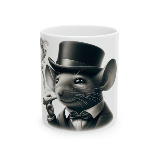 MOUSE - WEED Themed Coffee Mugs - Perfect Gift for Smokers, Stoners, Growers; Animal Lovers - Marijuana Mug for Wake and Bake