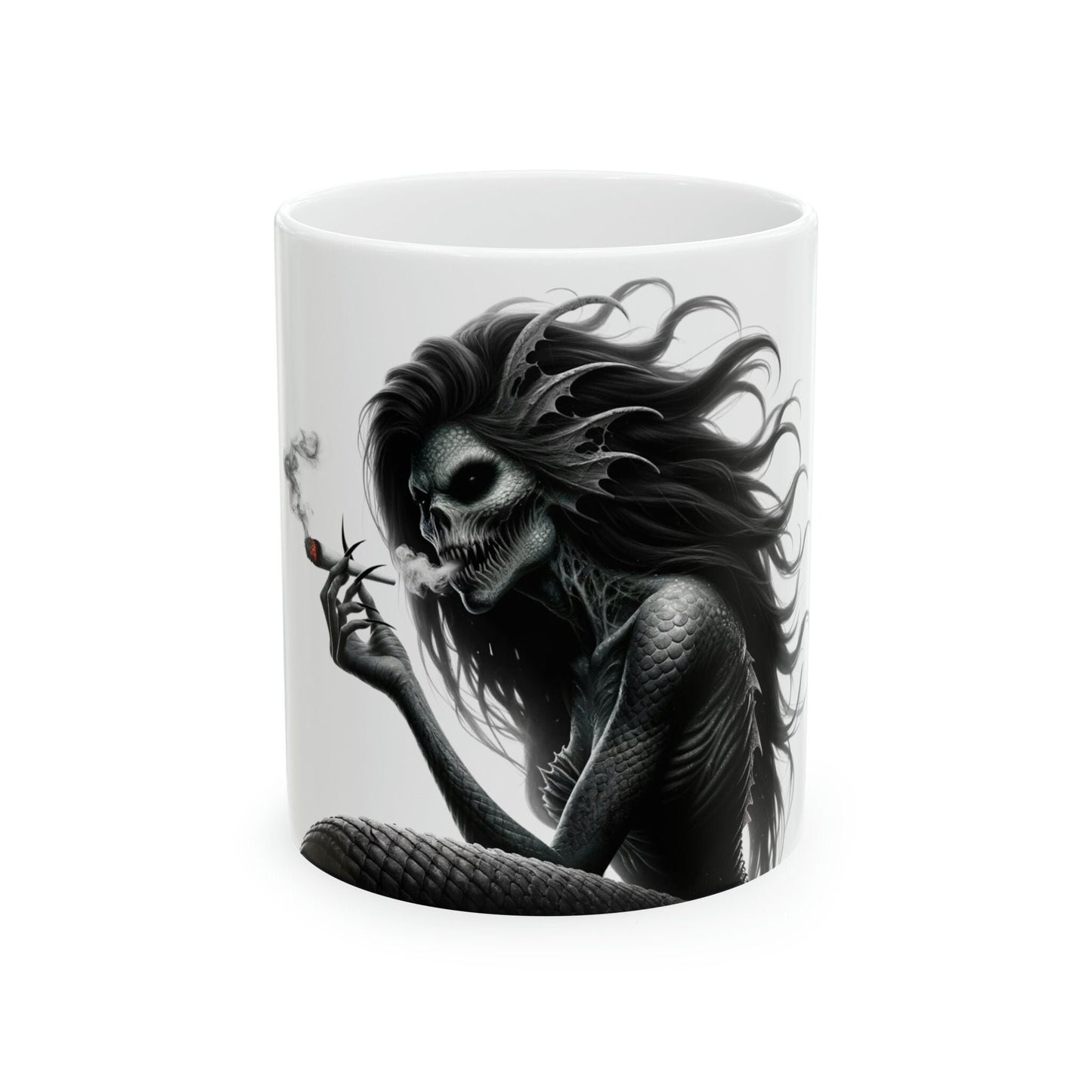 MONSTER - WEED Themed Coffee Mugs - Perfect Gift for Smokers, Stoners, Growers; Animal Lovers - Marijuana Mug for Wake and Bake