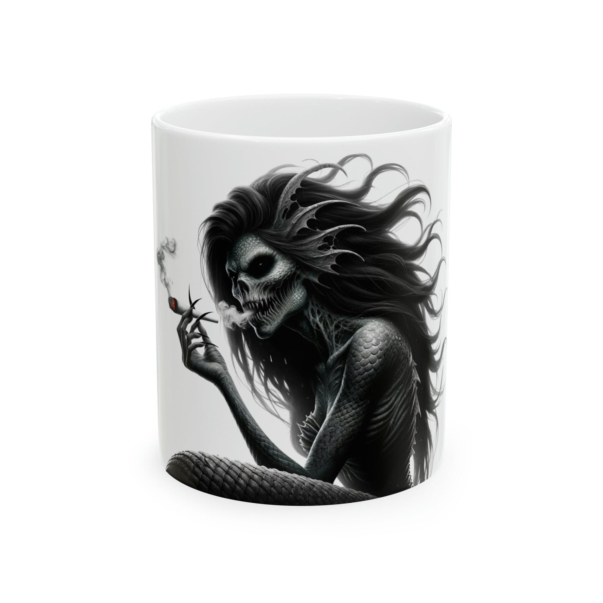 MONSTER - WEED Themed Coffee Mugs - Perfect Gift for Smokers, Stoners, Growers; Animal Lovers - Marijuana Mug for Wake and Bake
