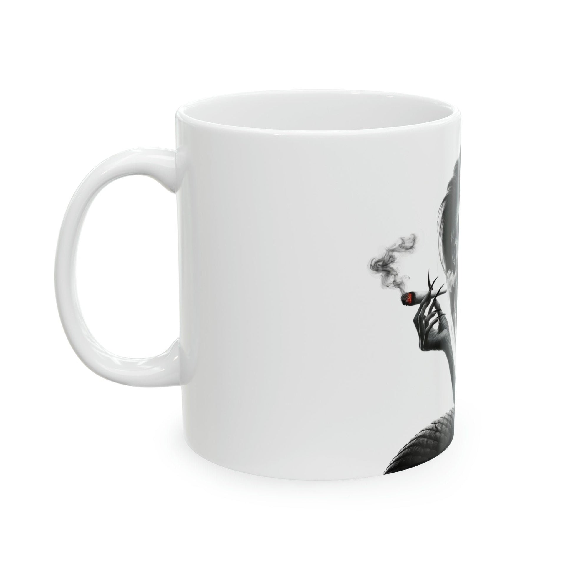 MONSTER - WEED Themed Coffee Mugs - Perfect Gift for Smokers, Stoners, Growers; Animal Lovers - Marijuana Mug for Wake and Bake