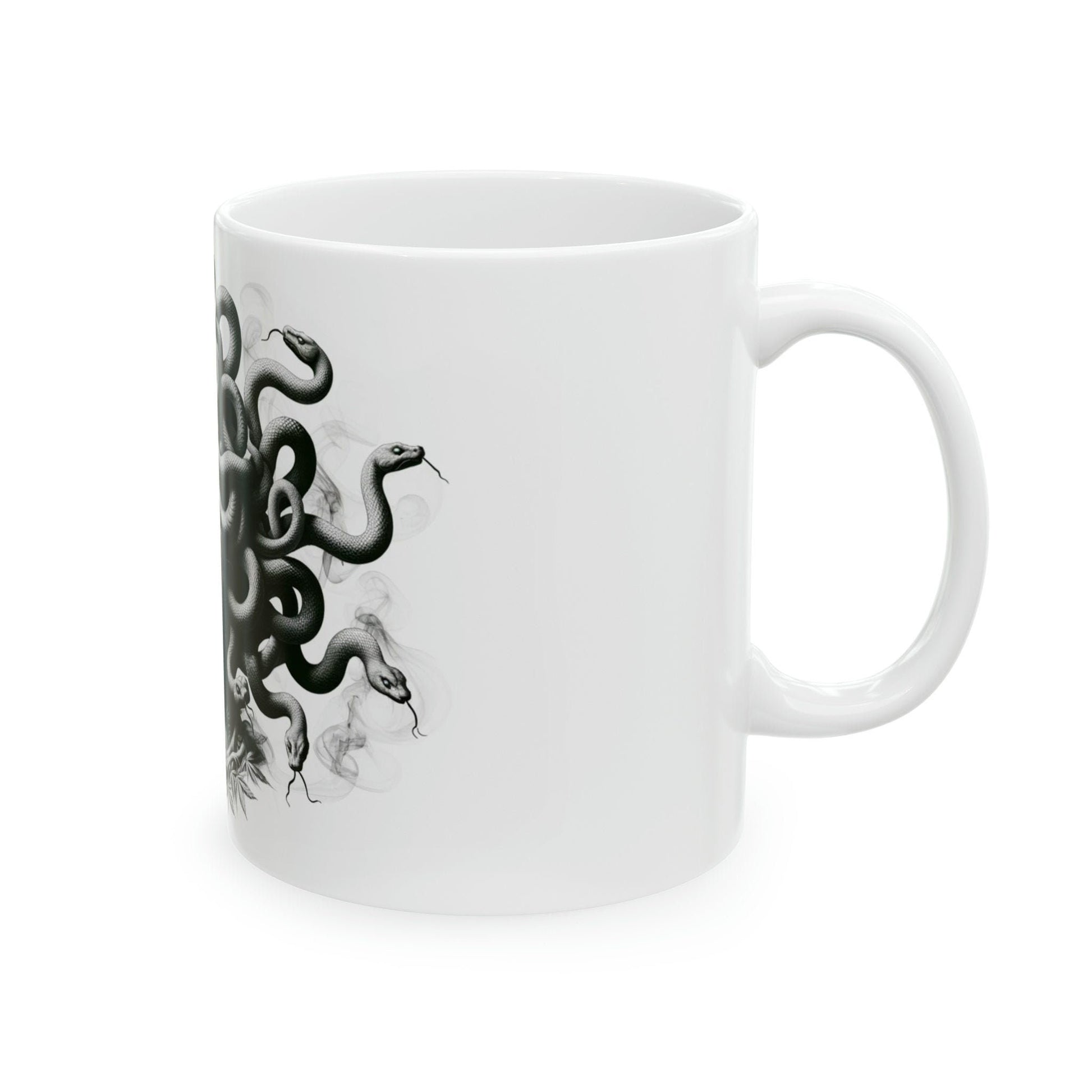 MEDUSA - WEED Themed Coffee Mugs - Perfect Gift for Smokers, Stoners, Growers; Animal Lovers - Marijuana Mug for Wake and Bake