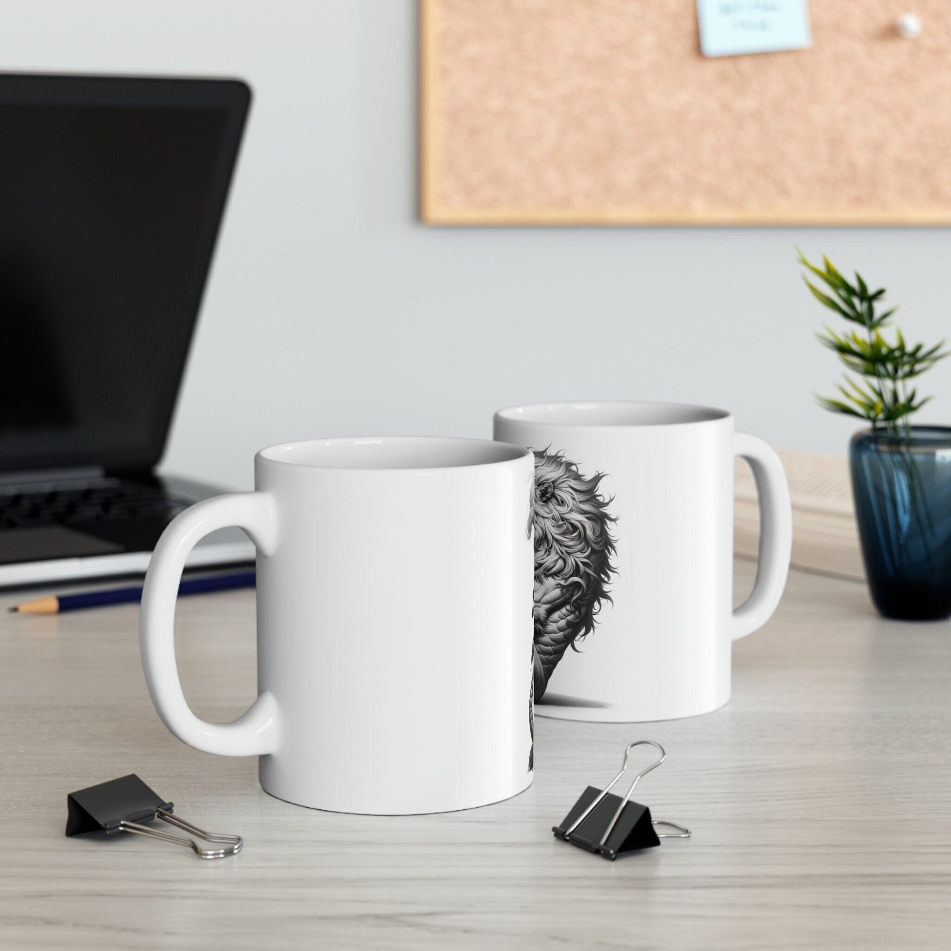 MANTICORE - WEED Themed Coffee Mugs - Perfect Gift for Smokers, Stoners, Growers; Animal Lovers - Marijuana Mug for Wake and Bake
