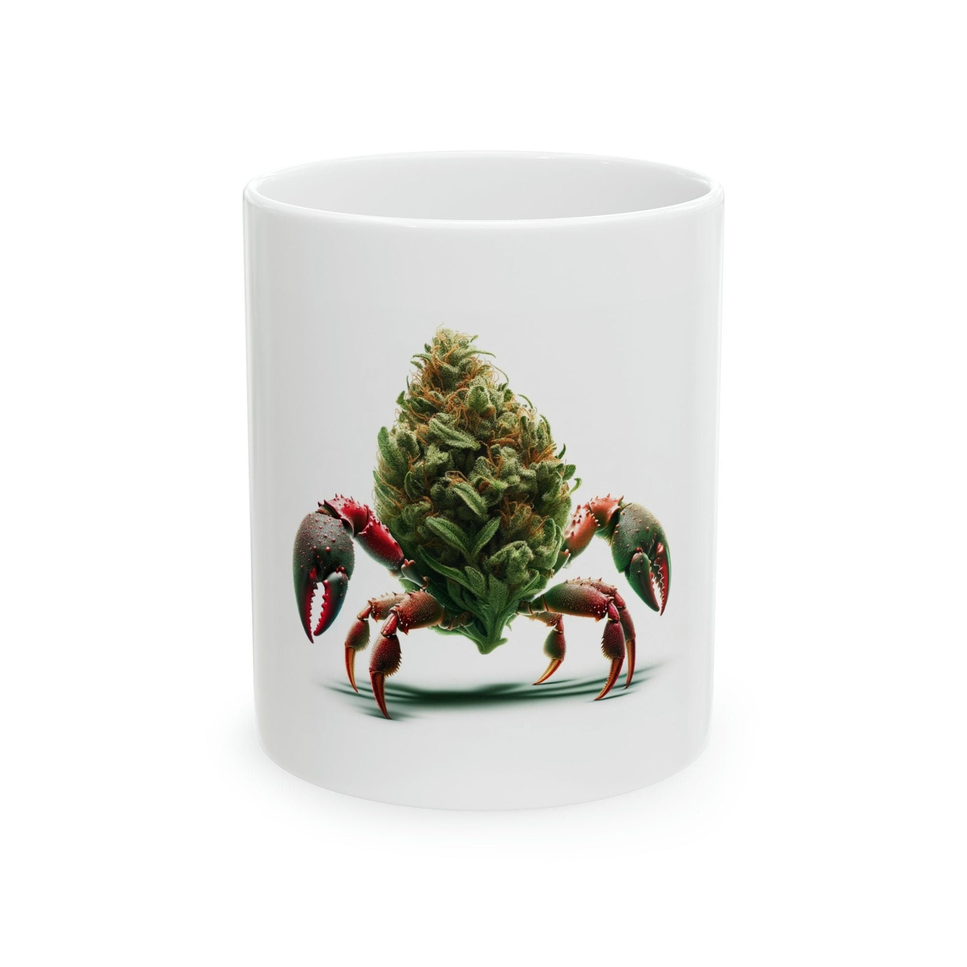 WEED CRAB - Marijuana Themed Coffee Mugs - Perfect Gift for Smokers, Stoners, Marijuana Lovers, Growers; Smoker - Wake and Bake