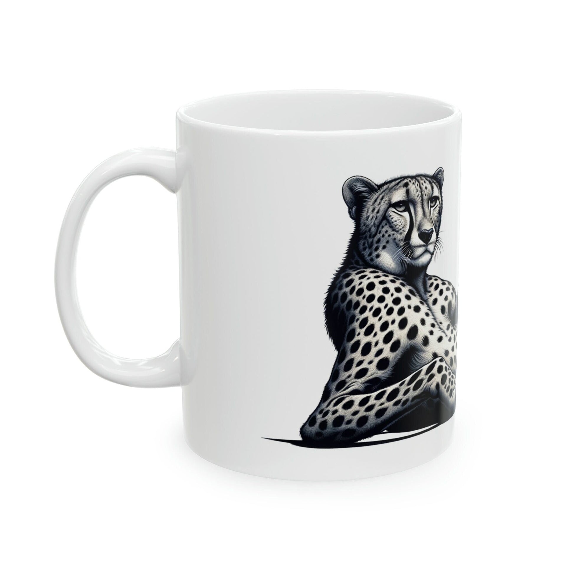 CHEETAH - WEED Themed Coffee Mugs - Perfect Gift for Smokers, Stoners, Marijuana Lovers, Growers; Smoker Enthusiasts - Wake and Bake