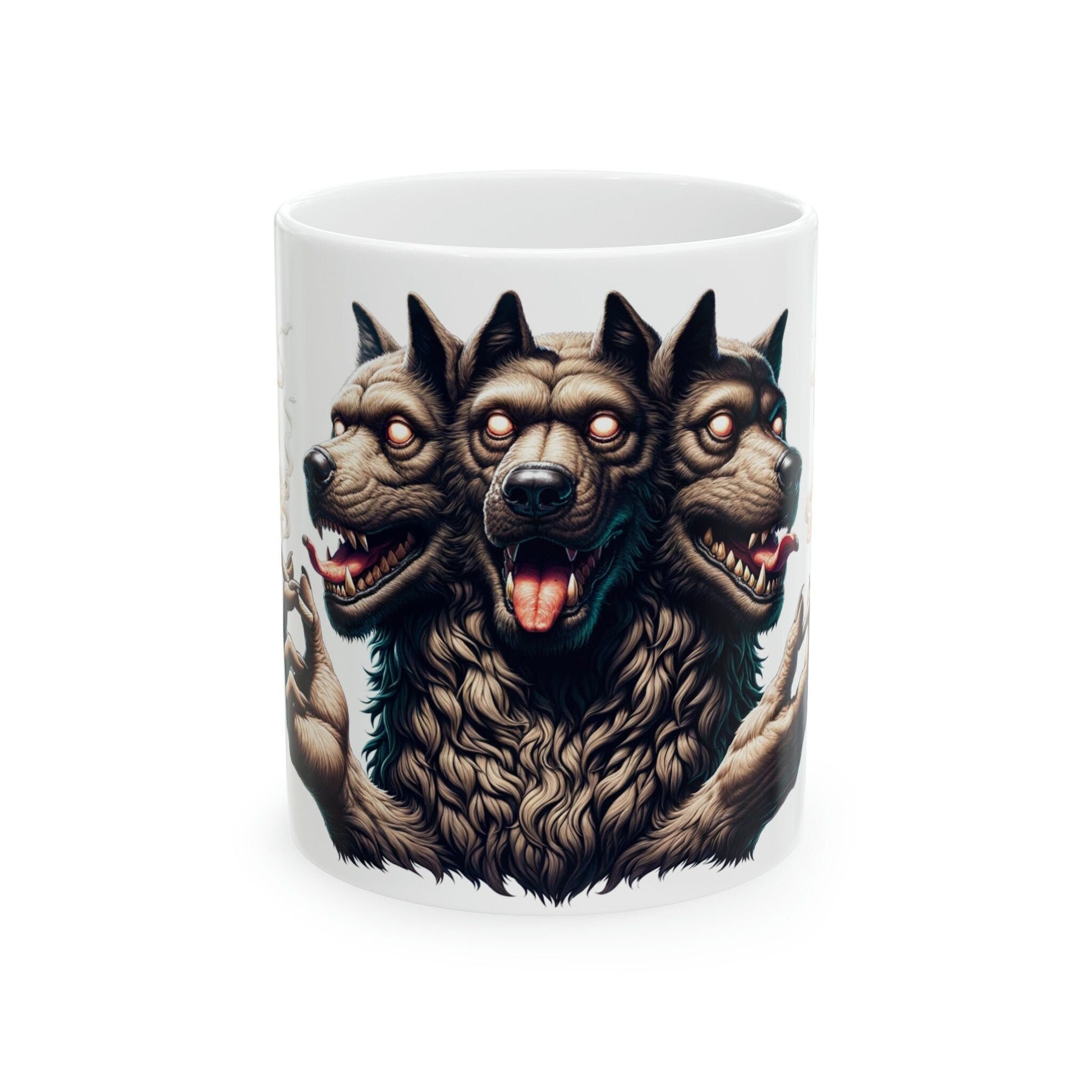 CERBERUS - WEED Themed Coffee Mugs - Perfect Gift for Smokers, Stoners, Marijuana Lovers, Growers; Smoker Enthusiasts - Wake and Bake
