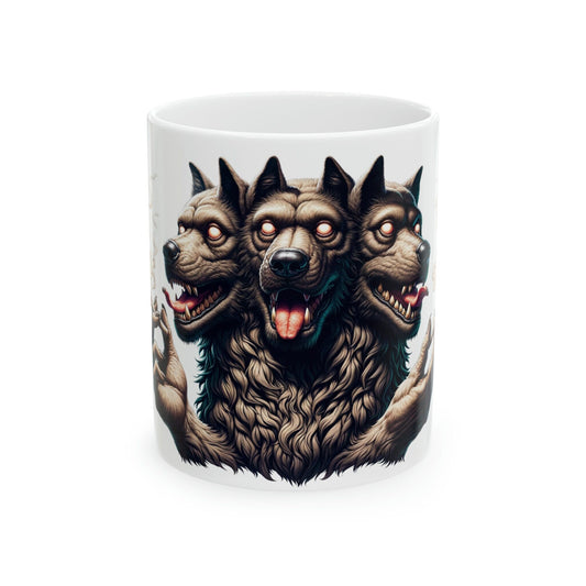CERBERUS - WEED Themed Coffee Mugs - Perfect Gift for Smokers, Stoners, Marijuana Lovers, Growers; Smoker Enthusiasts - Wake and Bake