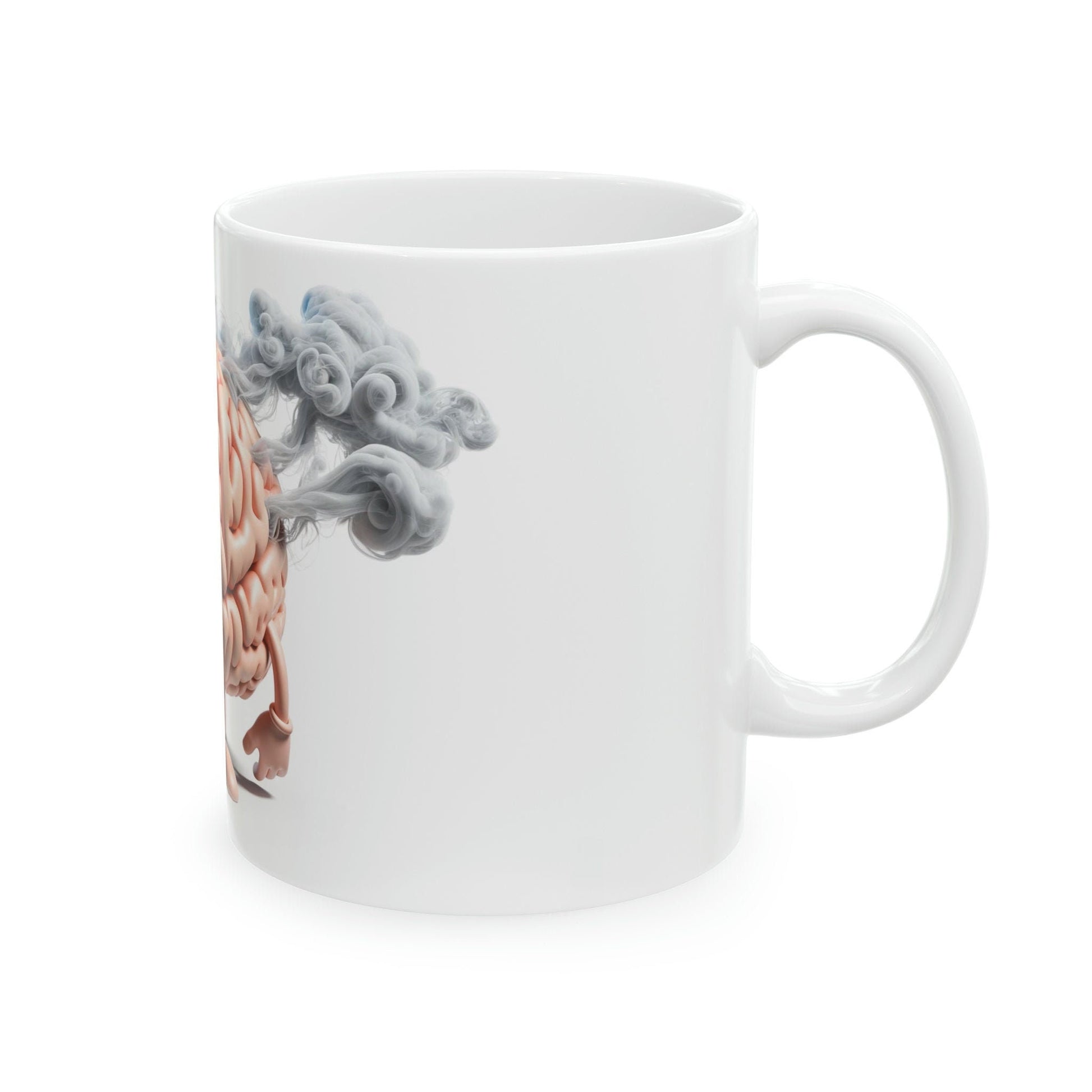 Stoner BRAIN - WEED Themed Coffee Mugs - Perfect Gift for Smokers, Stoners, Marijuana Lovers, Growers; Smoker - Wake and Bake