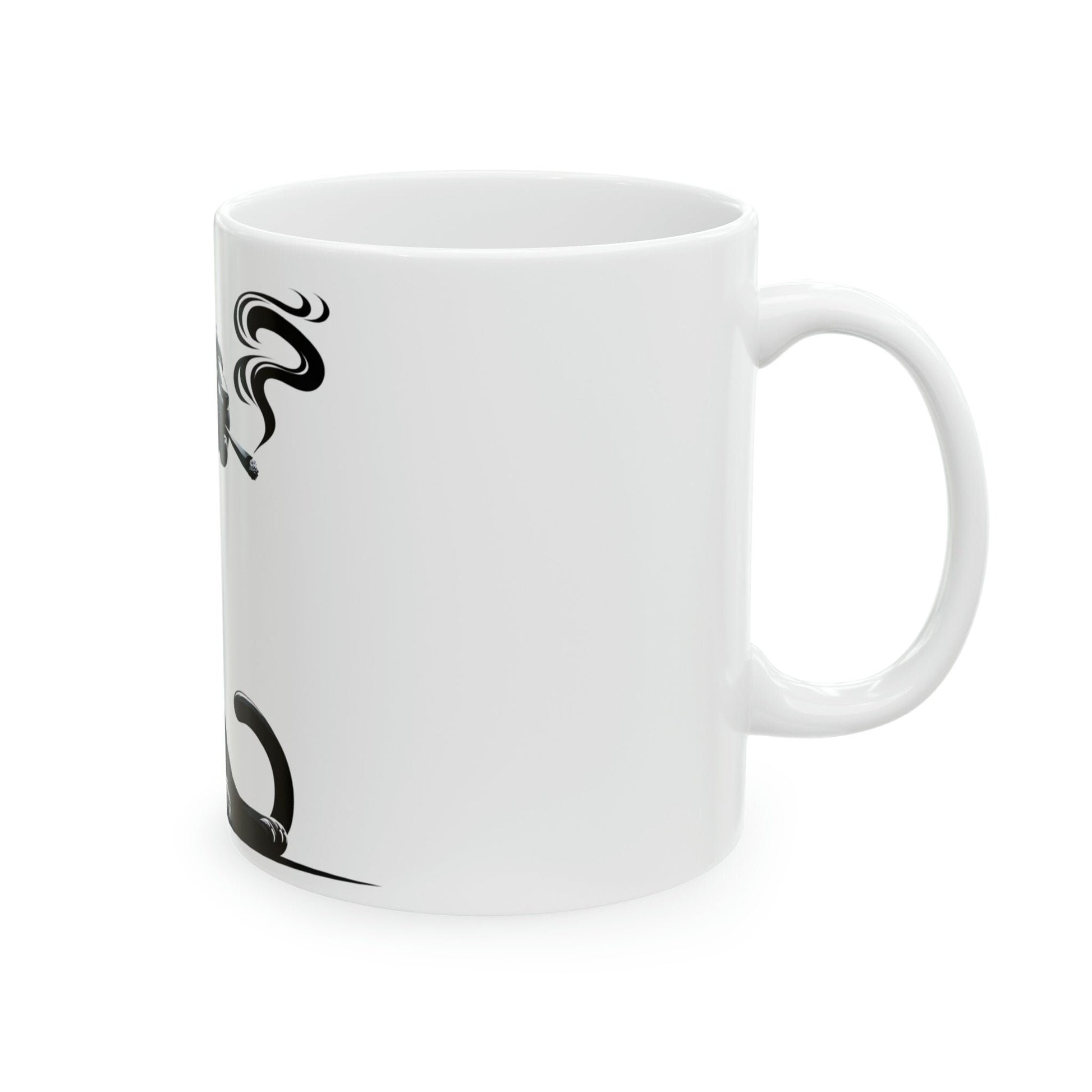 BLACK PANTHER - WEED Themed Coffee Mugs - Perfect Gift for Smokers, Stoners, Marijuana Lovers, Growers; Smoker - Wake and Bake