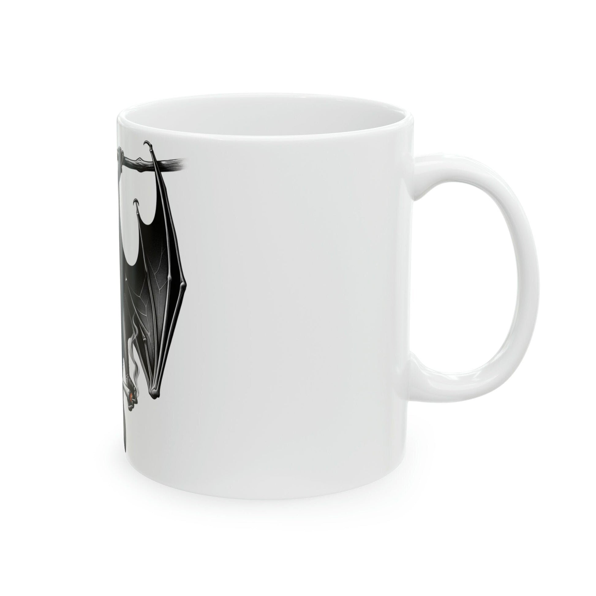 Smoking BAT - WEED Themed Coffee Mugs - Perfect Gift for Smokers, Stoners, Marijuana Lovers, Growers; Smoker - Wake and Bake