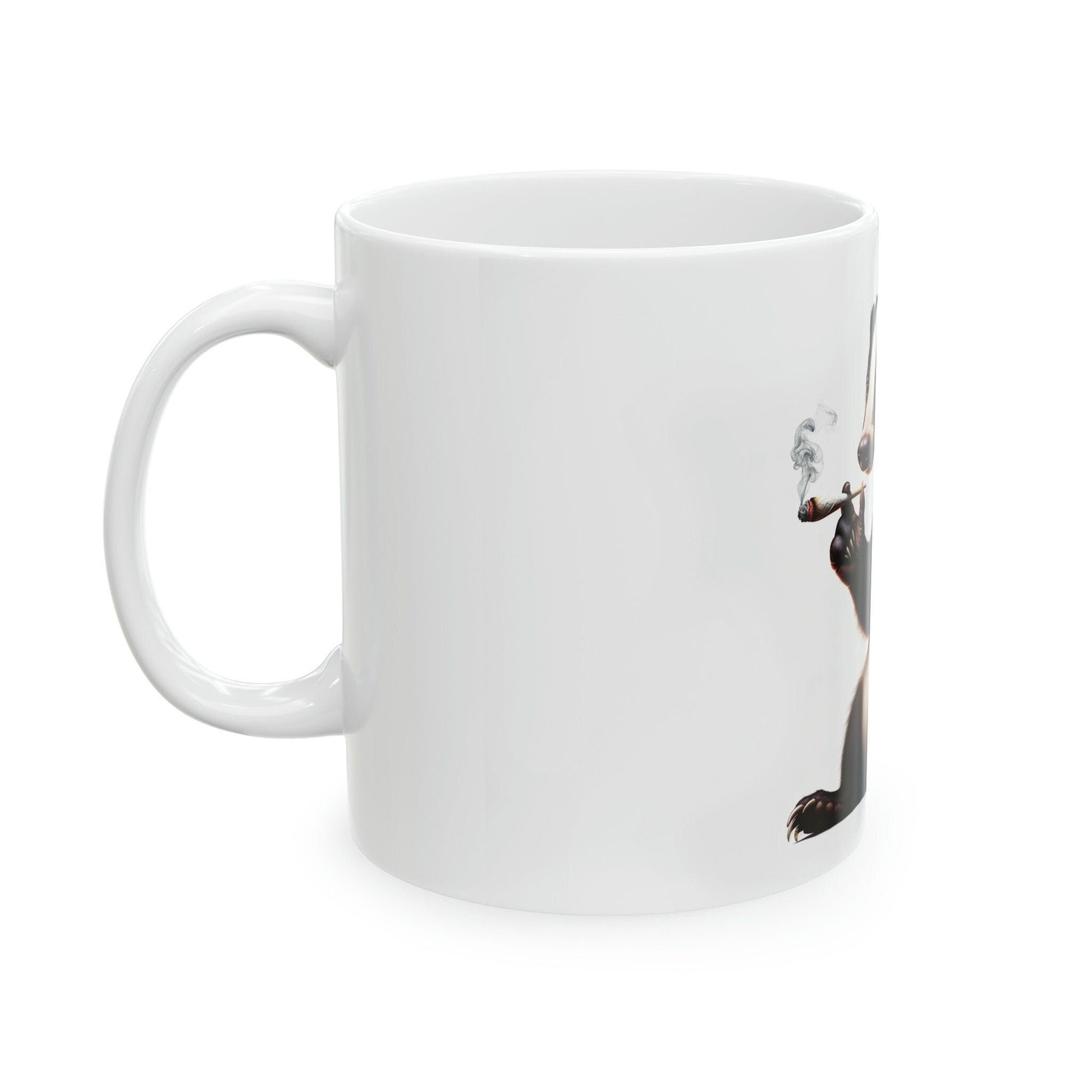 BADGER - WEED Themed Coffee Mugs - Perfect Gift for Smokers, Stoners, Marijuana Lovers, Growers; Smoker - Wake and Bake