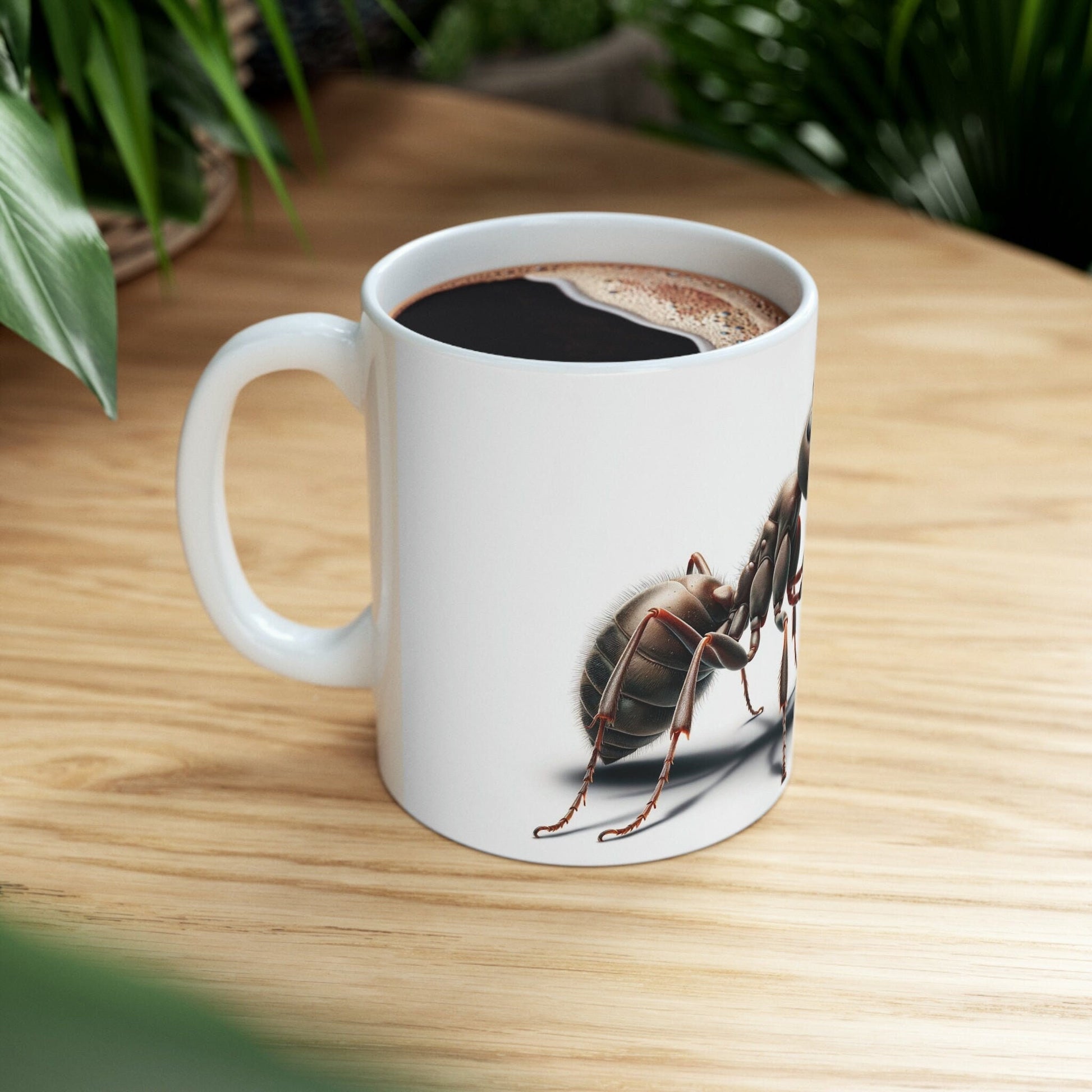 ANT - WEED Themed Coffee Mugs - Perfect Gift for Smokers, Stoners, Marijuana Lovers, Growers; Smoker - Wake and Bake