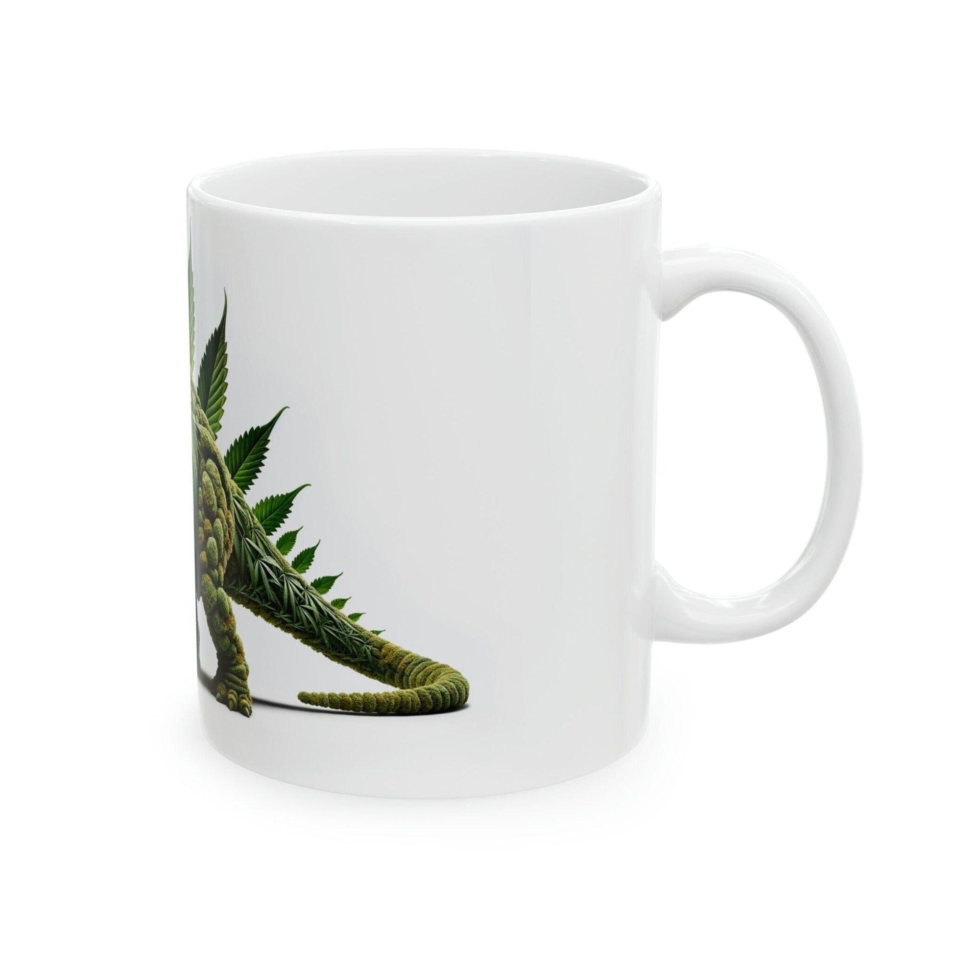 WEED ANKYLOSAUR - Marijuana Themed Coffee Mugs - Perfect Gift for Smokers, Stoners, Marijuana Lovers, Growers; Weed Mug for Wake and Bake
