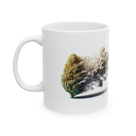 SMOKEY NUG - WEED Themed Coffee Mugs - Perfect Gift for Smokers, Stoners, Marijuana Lovers, Growers; Smoker Enthusiast - Wake and Bake