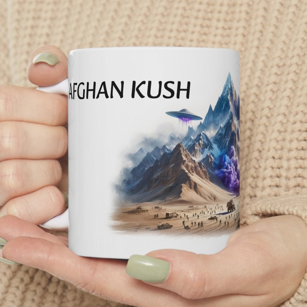 AFGHAN KUSH - Weed Strain Coffee Mugs