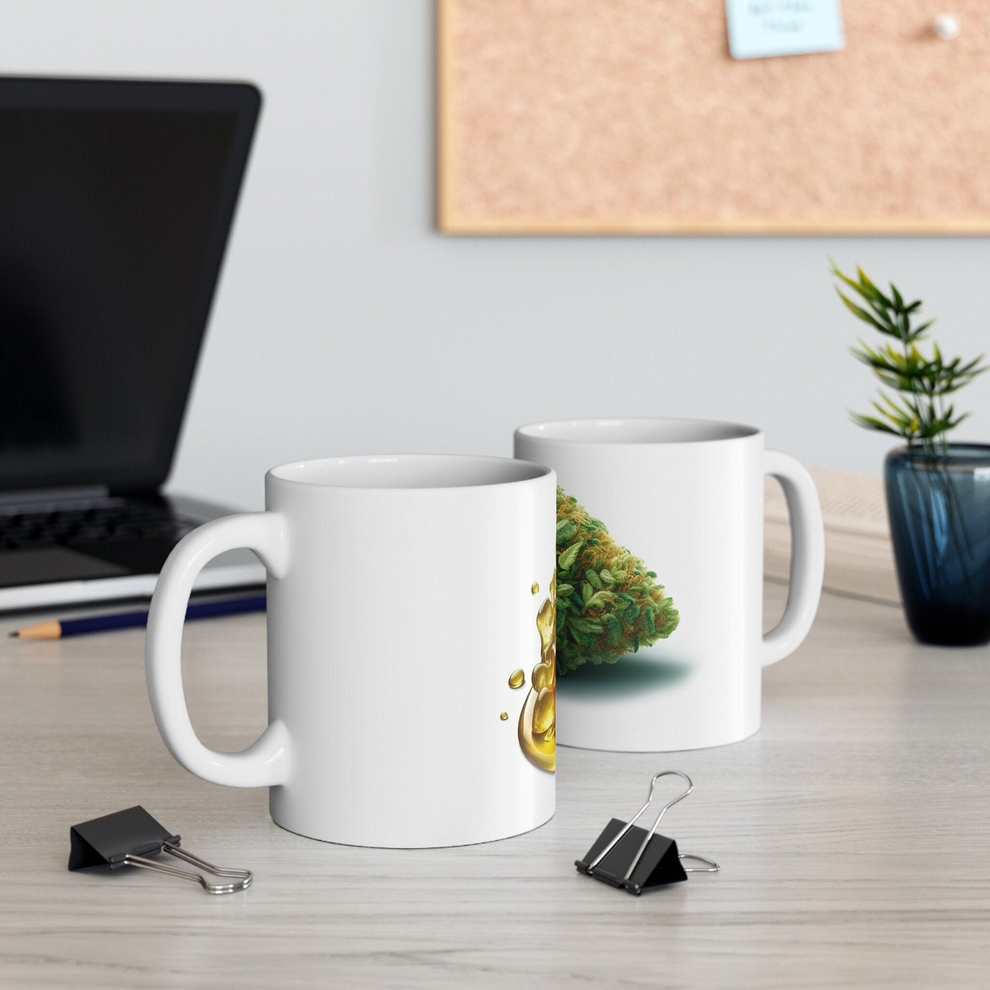 WEED / WAX - Marijuana Themed Coffee Mugs, Weed and Wax Lovers , Perfect Gift for Smokers, Stoners *Cannabis Concentrate*