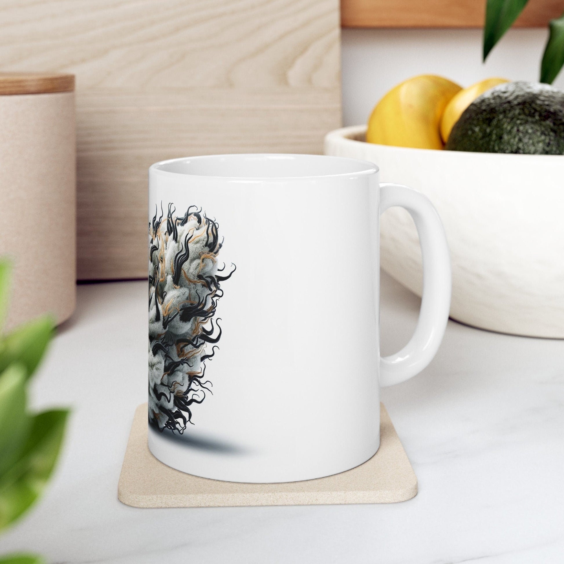 WHITE RUNTZ - Weed Coffee Mug (11oz) - Perfect Strains Gift for Smokers, Stoners, Growers; Wake and Bake Mug / 420 Weed Mug, Marijuana Gift