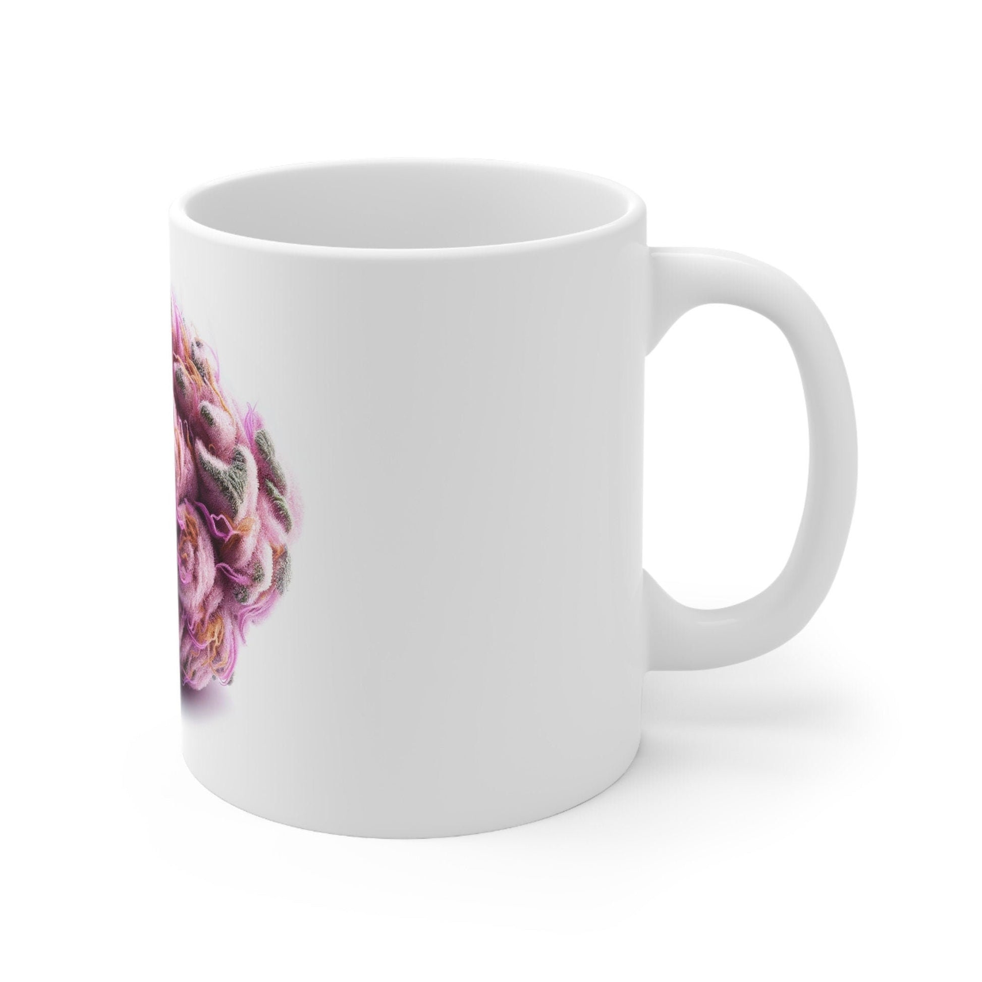 PINK RUNTZ - Weed Coffee Mug (11oz) - Perfect Strains Gift for Smokers, Stoners, Growers; Wake and Bake Mug / 420 Weed Mug, Marijuana Gift