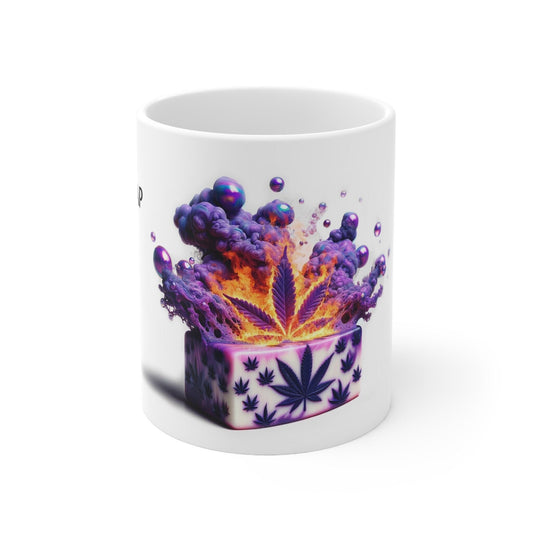 ZOAP - Weed Coffee Mug (11oz) - Perfect Strains Gift for Smokers, Stoners, Growers; Wake and Bake / 420 Weed Mug, Marijuana Gift