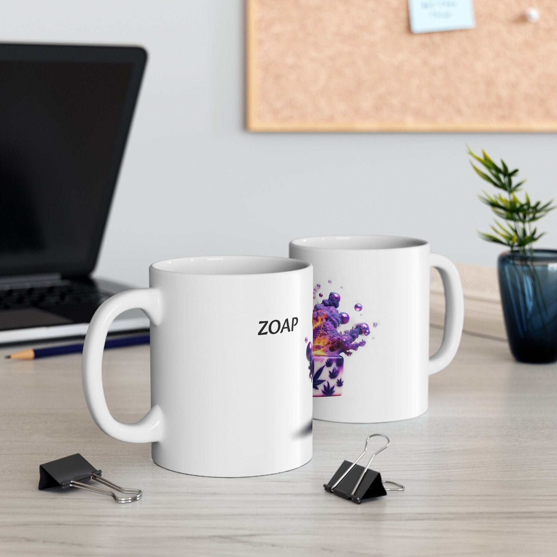 ZOAP - Weed Coffee Mug (11oz) - Perfect Strains Gift for Smokers, Stoners, Growers; Wake and Bake / 420 Weed Mug, Marijuana Gift