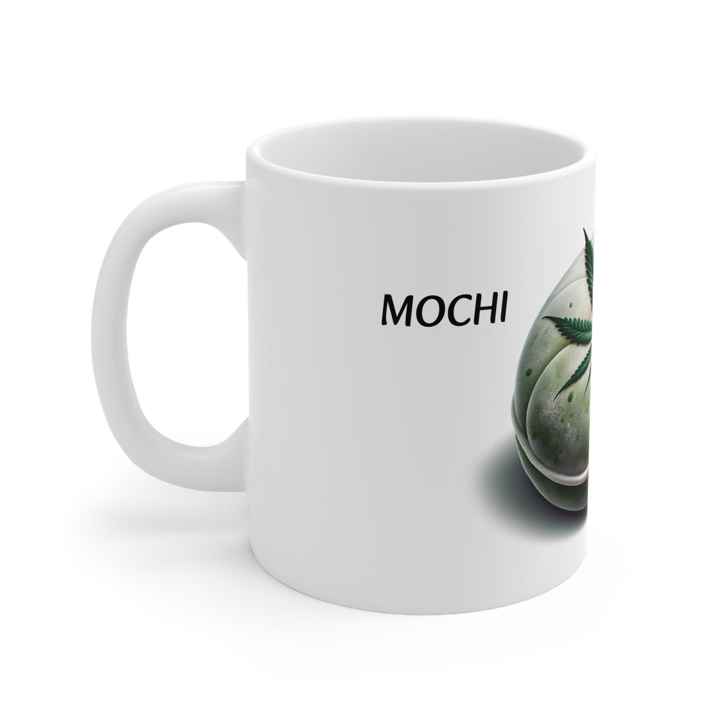 MOCHI - Weed Coffee Mug (11oz) - Perfect Strains Gift for Smokers, Stoners, Growers; Wake and Bake Mug / 420 Weed Mug, Marijuana Gift