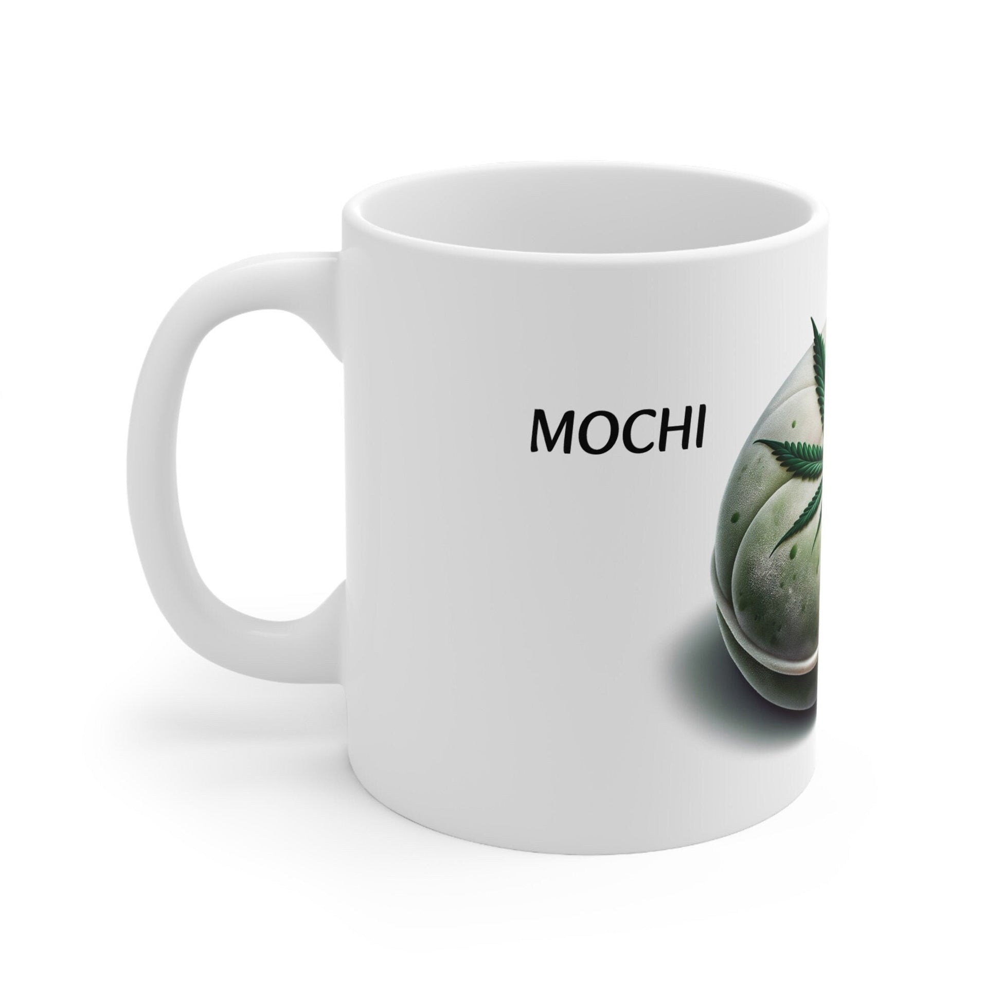 MOCHI - Weed Coffee Mug (11oz) - Perfect Strains Gift for Smokers, Stoners, Growers; Wake and Bake Mug / 420 Weed Mug, Marijuana Gift