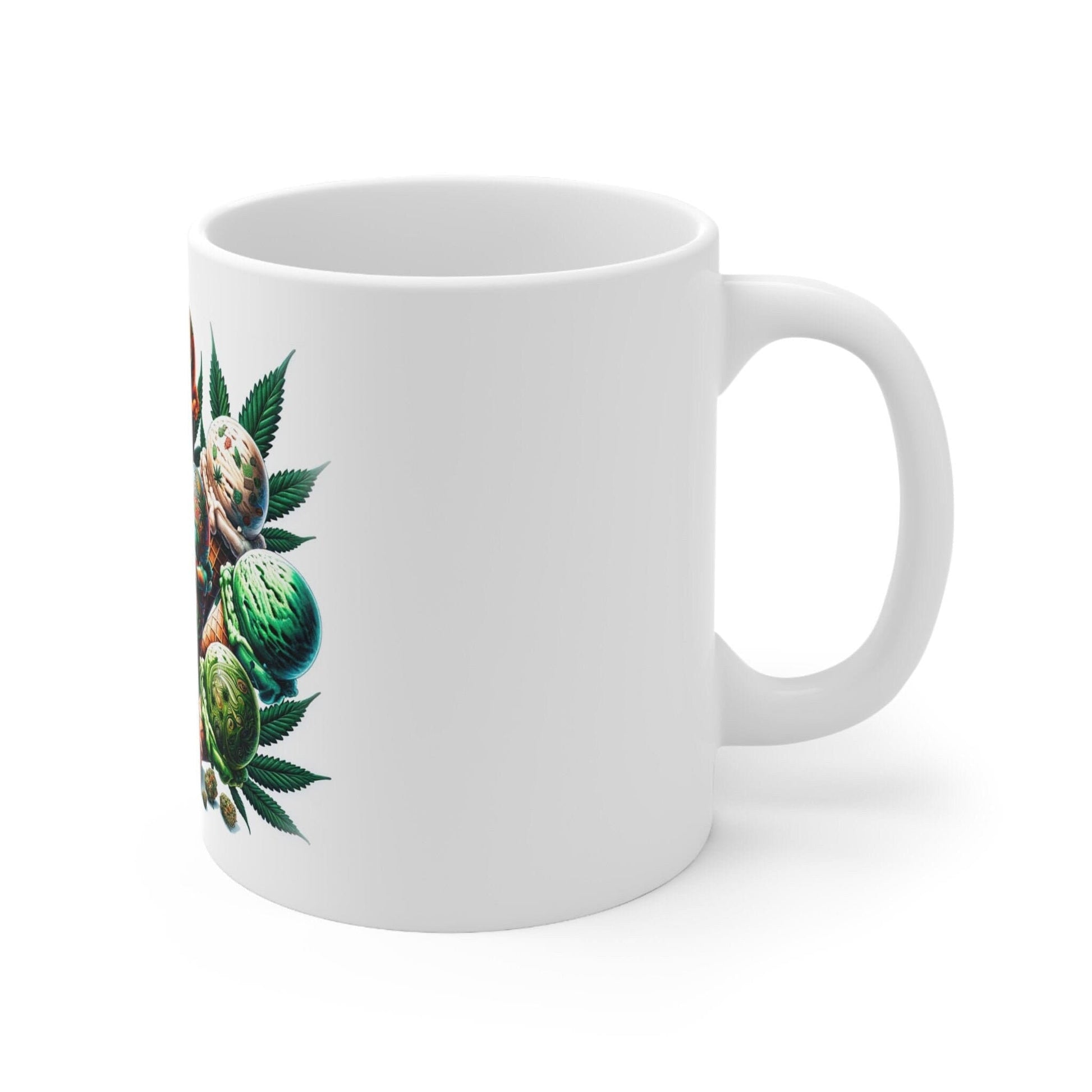 GELATO - Weed Coffee Mug (11oz) - Perfect Strains Gift for Smokers, Stoners, Growers; Wake and Bake Mug / 420 Weed Mug, Marijuana Gift
