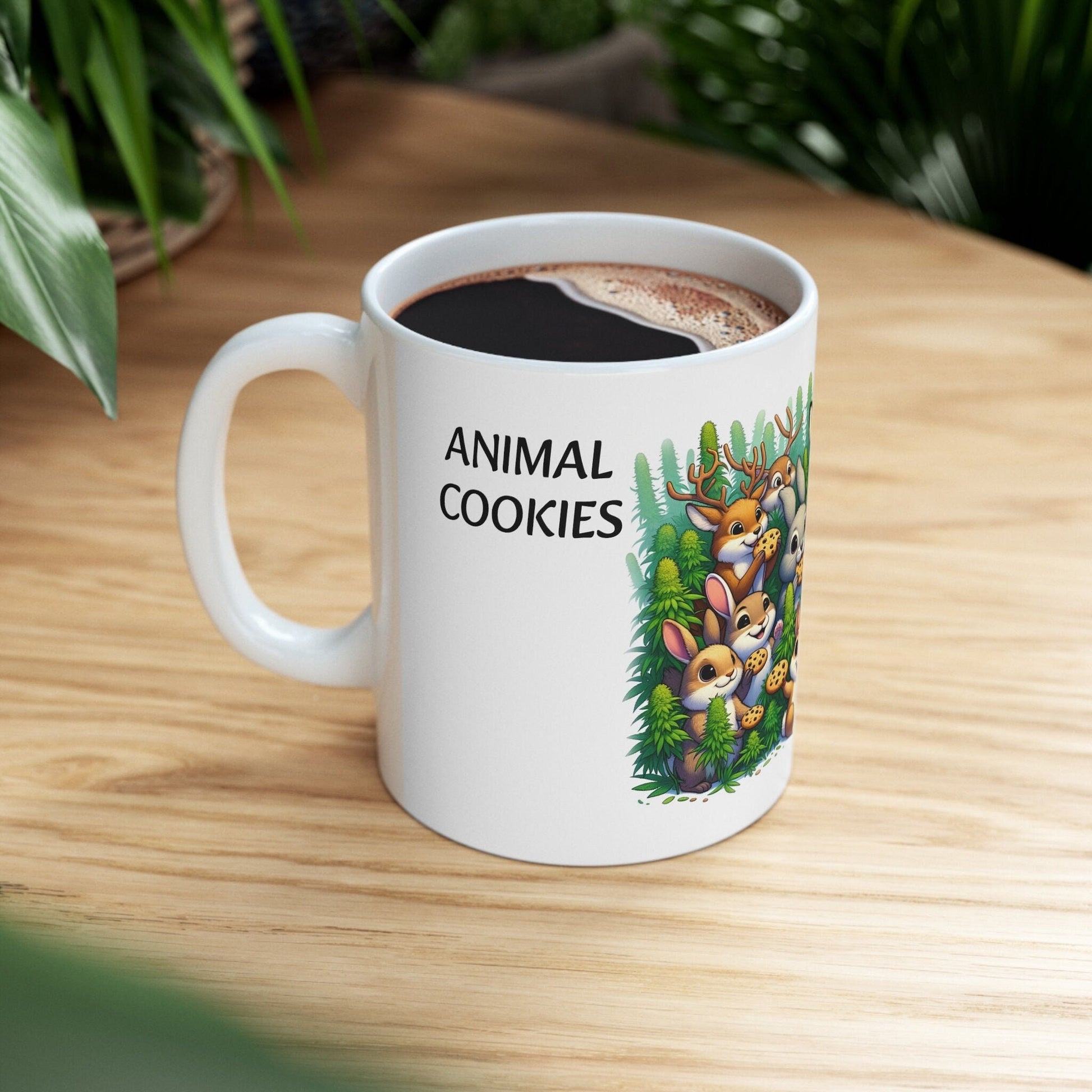 ANIMAL COOKIES - Weed Coffee Mug (11oz) - Perfect Strains Gift for Smokers, Stoners, Growers; Wake & Bake Mug / 420 Weed Mug, Marijuana Gift