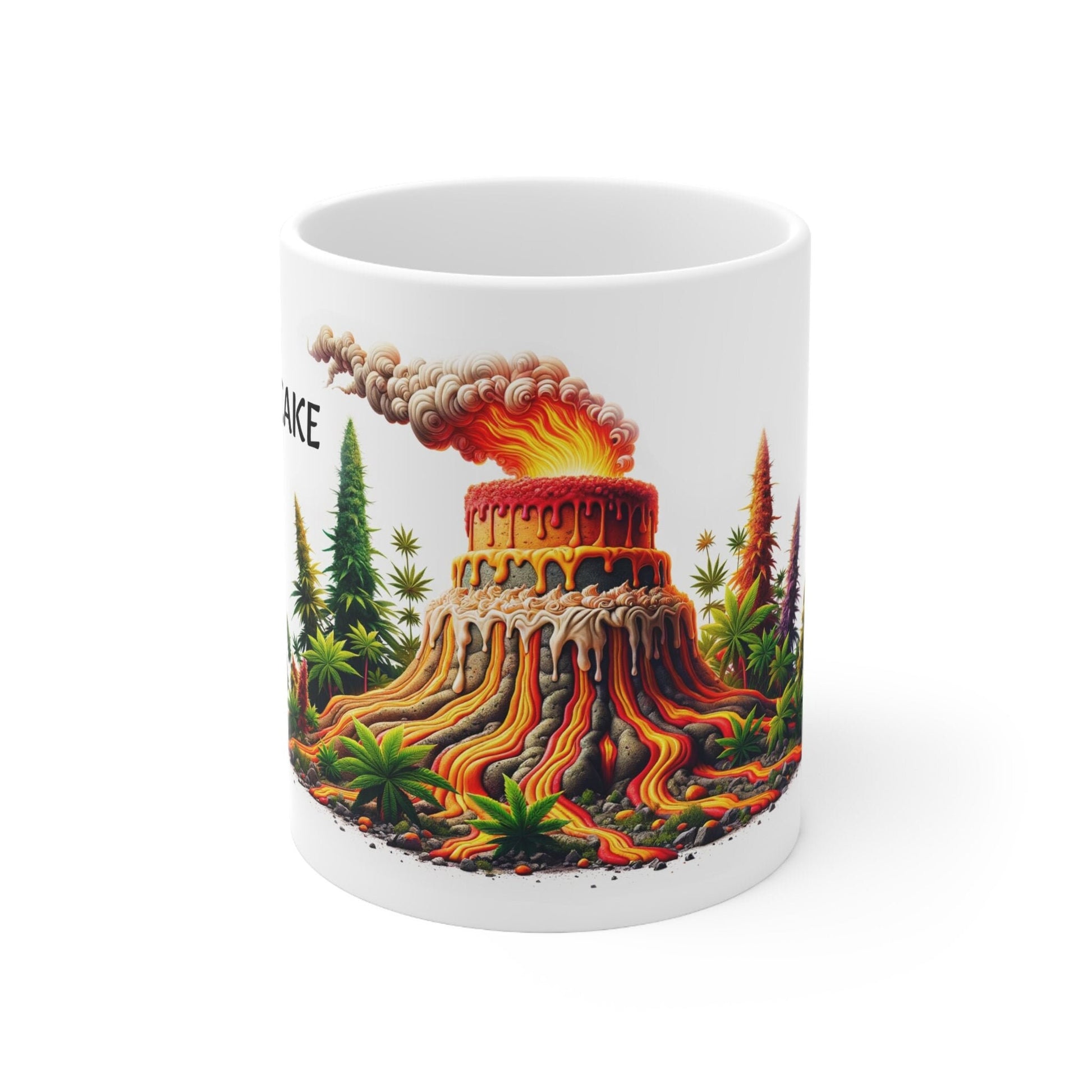 LAVA CAKE - Weed Coffee Mug (11oz) - Perfect Strains Gift for Smokers, Stoners, Growers; Wake and Bake Mug / 420 Weed Mug, Marijuana Gift