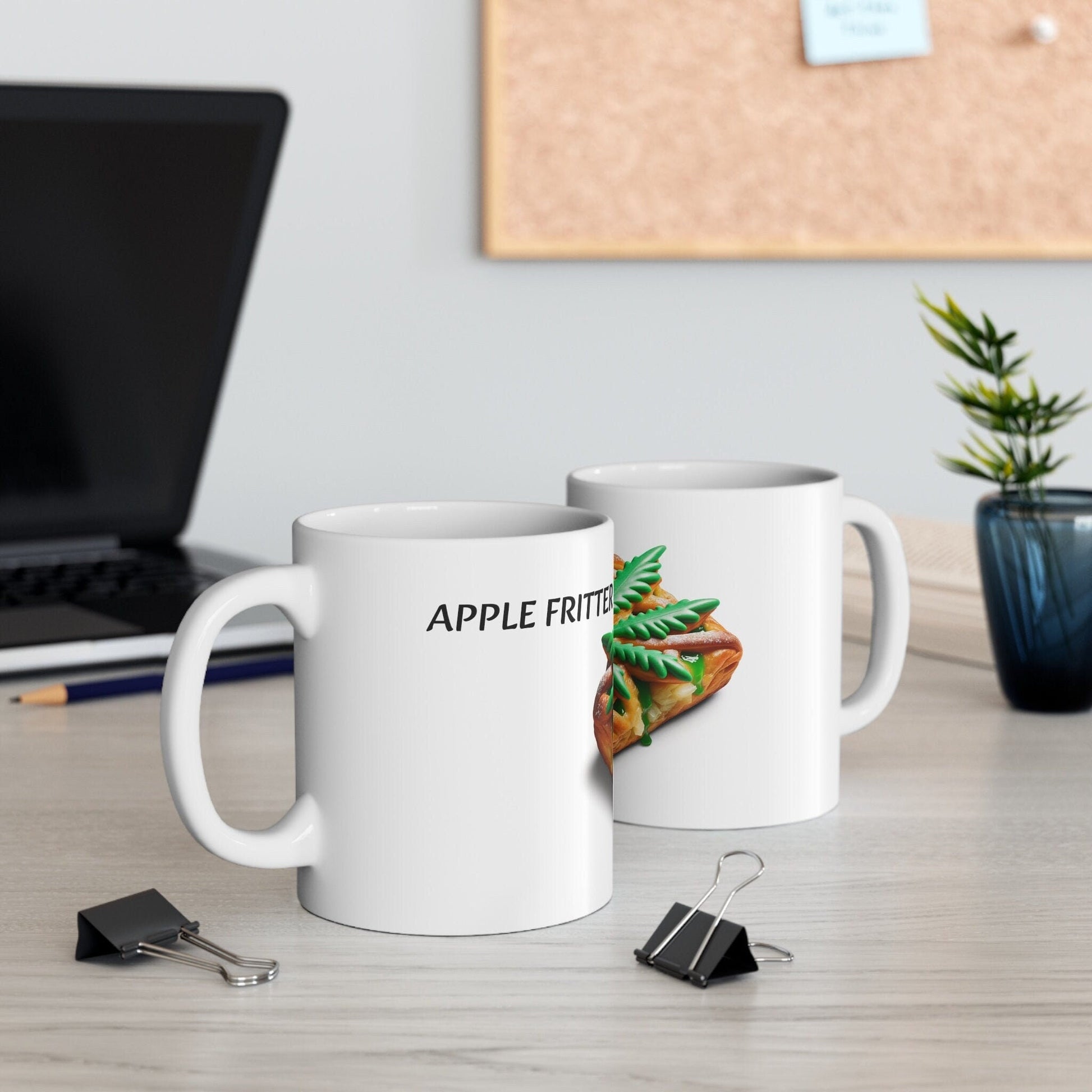 APPLE FRITTER - Weed Coffee Mug (11oz) - Perfect Strains Gift for Smokers, Stoners, Growers; Wake & Bake Mug / 420 Weed Mug, Marijuana Gift