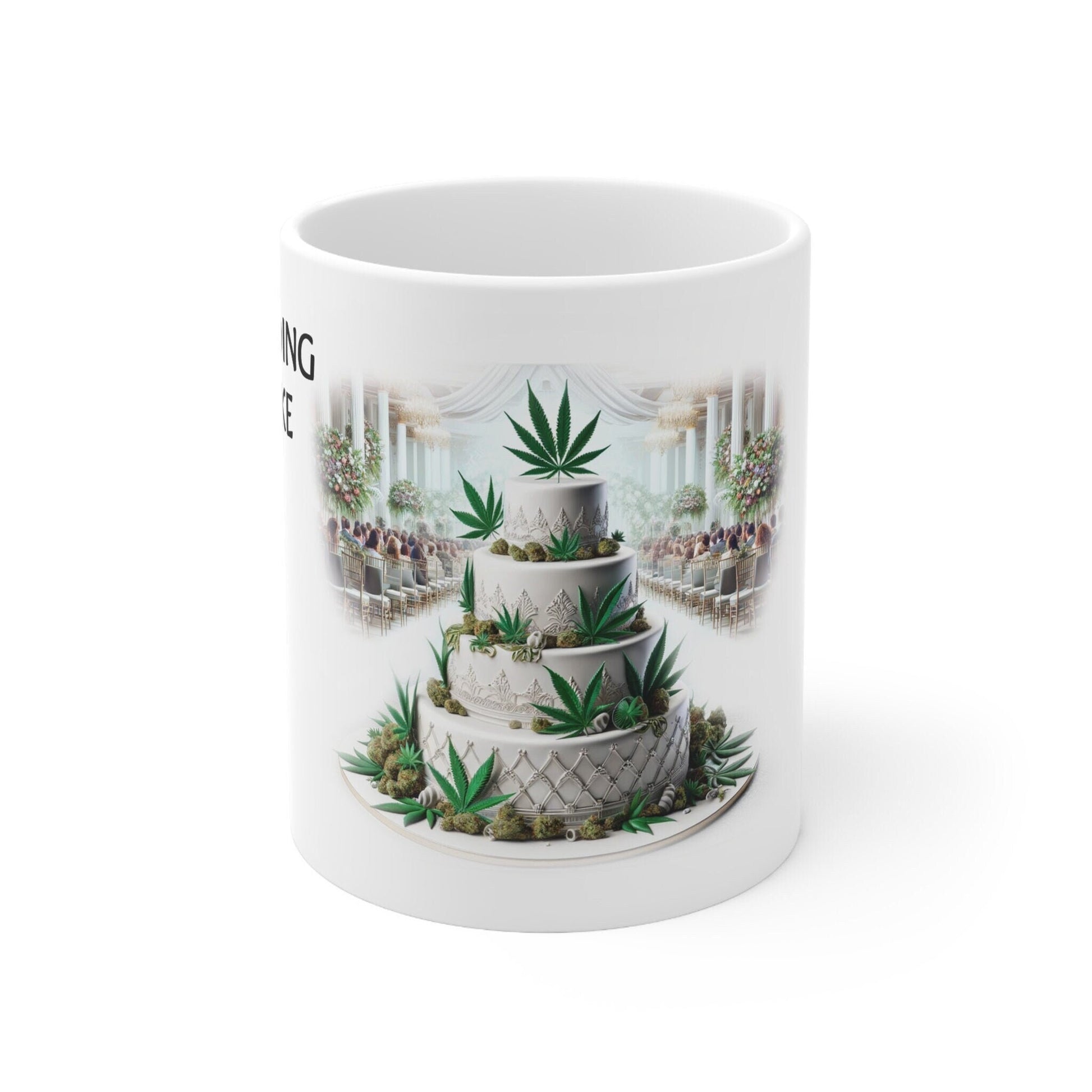 WEDDING CAKE - Weed Coffee Mug (11oz) - Perfect Strains Gift for Smokers, Stoners, Growers; Wake and Bake Mug / 420 Weed Mug, Marijuana Gift