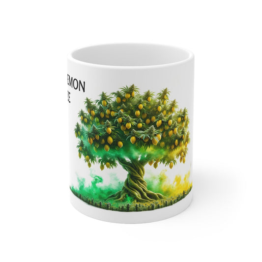 SUPER LEMON HAZE - Weed Coffee Mug (11oz) - Perfect Strains Gift for Smokers, Stoners, Growers; Wake and Bake / 420 Weed Mug, Marijuana Gift
