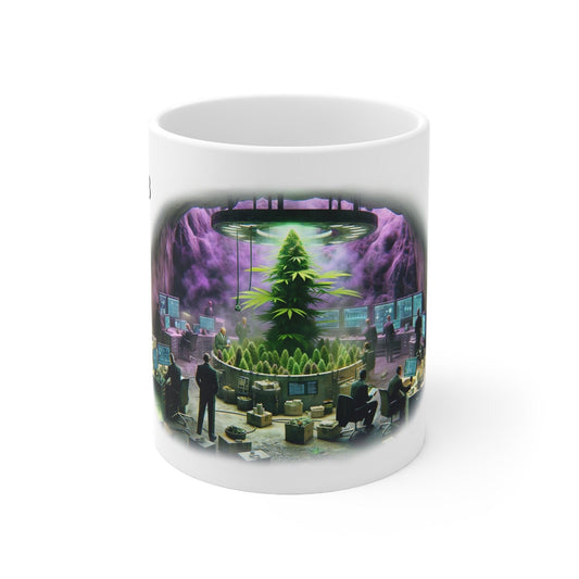 G13 - Weed Coffee Mug (11oz) - Perfect Strains Gift for Smokers, Stoners, Growers; Wake and Bake Mug / 420 Weed Mug, Marijuana Gift