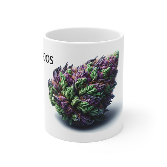 DO-SI-DOS - Weed Coffee Mug (11oz) - Perfect Strains Gift for Smokers, Stoners, Growers; Wake and Bake Mug / 420 Weed Mug, Marijuana Gift