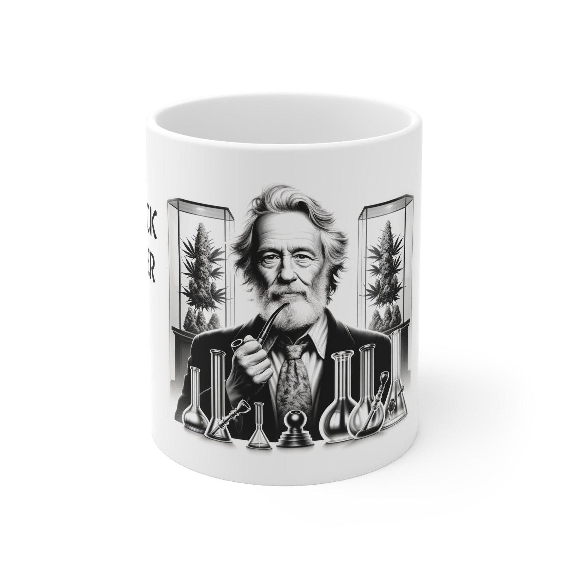 JACK HERER - Weed Coffee Mug (11oz) - Perfect Strains Gift for Smokers, Stoners, Growers; Wake and Bake Mug / 420 Weed Mug, Marijuana Gift