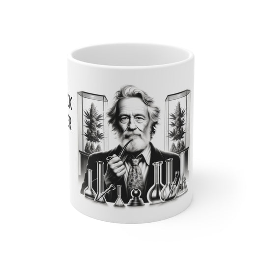 JACK HERER - Weed Coffee Mug (11oz) - Perfect Strains Gift for Smokers, Stoners, Growers; Wake and Bake Mug / 420 Weed Mug, Marijuana Gift