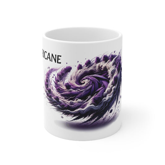 SLURRICANE - Weed Coffee Mug (11oz) - Perfect Strains Gift for Smokers, Stoners, Growers; Wake and Bake Mug / 420 Weed Mug, Marijuana Gift
