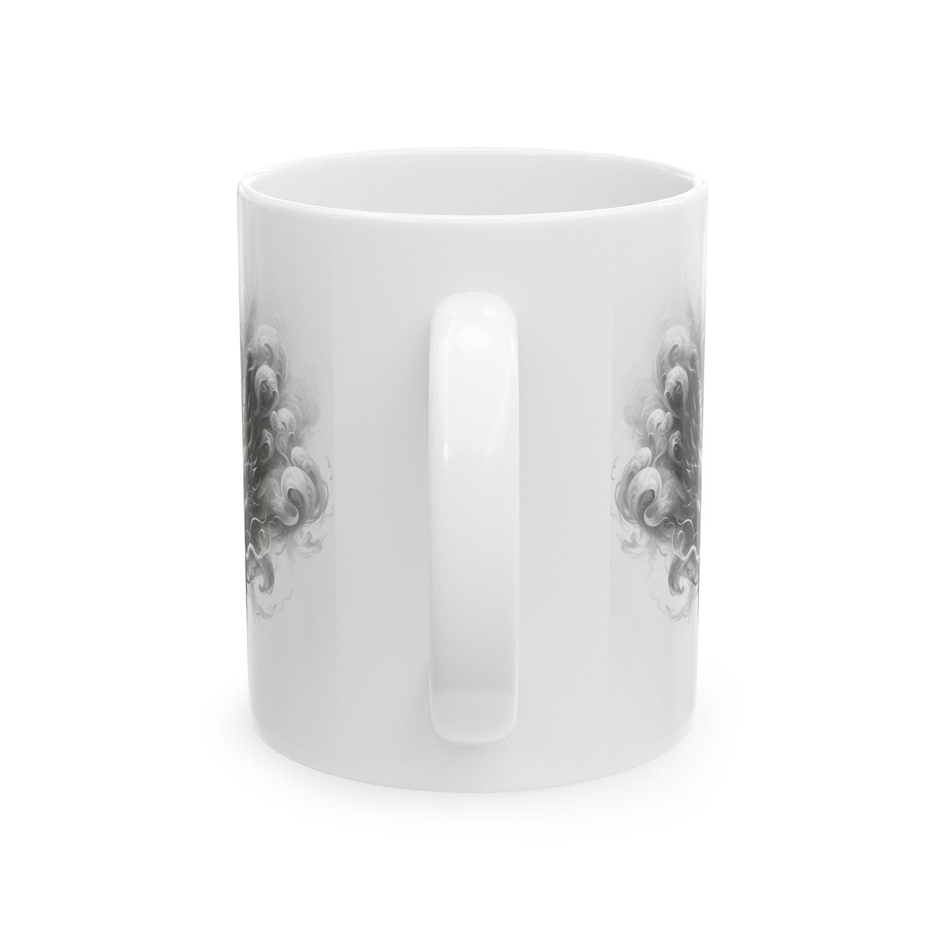 BREATHING DRAGON MUG - 420 Coffee Weed Mug (11oz) - Weed Gift for Stoners, Smokers; Wake & Bake Mug / 420 Mug / Marijuana Gift, Cannabis Mug