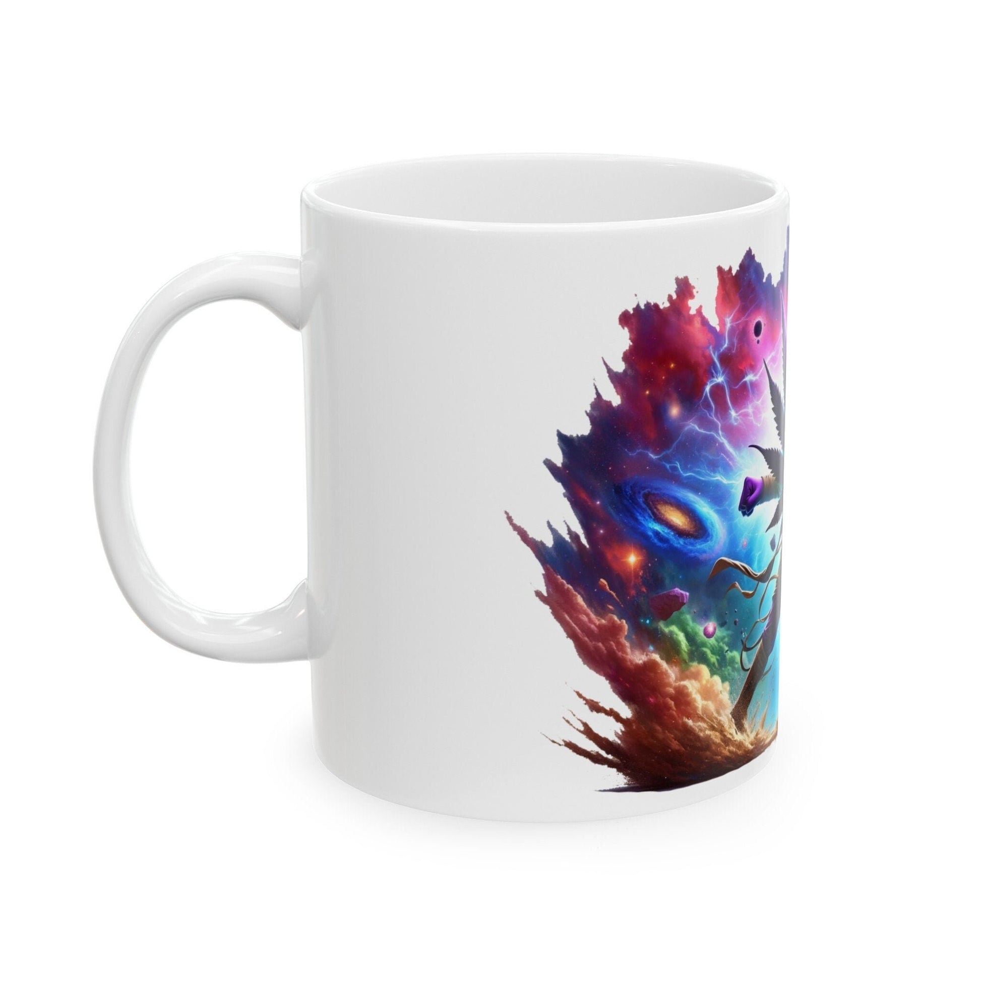 PURPLE WEED MAN - 420 Coffee Weed Mug (11oz) - Weed Gift for Stoners, Smokers; Wake & Bake Mug / 420 Weed Mug / Marijuana Gift, Cannabis Mug