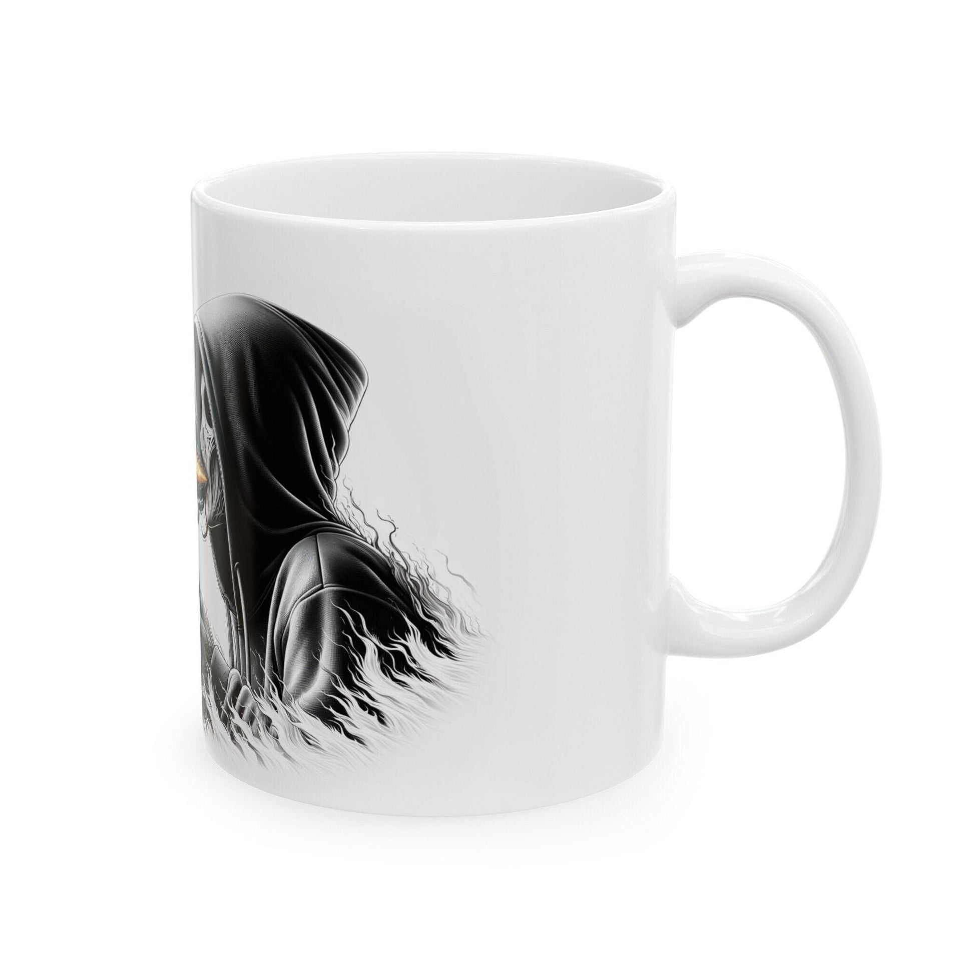 BREATHING FIRE MUG - 420 Coffee Weed Mug (11oz) - Weed Stoner Gift, Smokers; Wake & Bake Mug / 420 Weed Mug / Marijuana Gift, Cannabis Mug