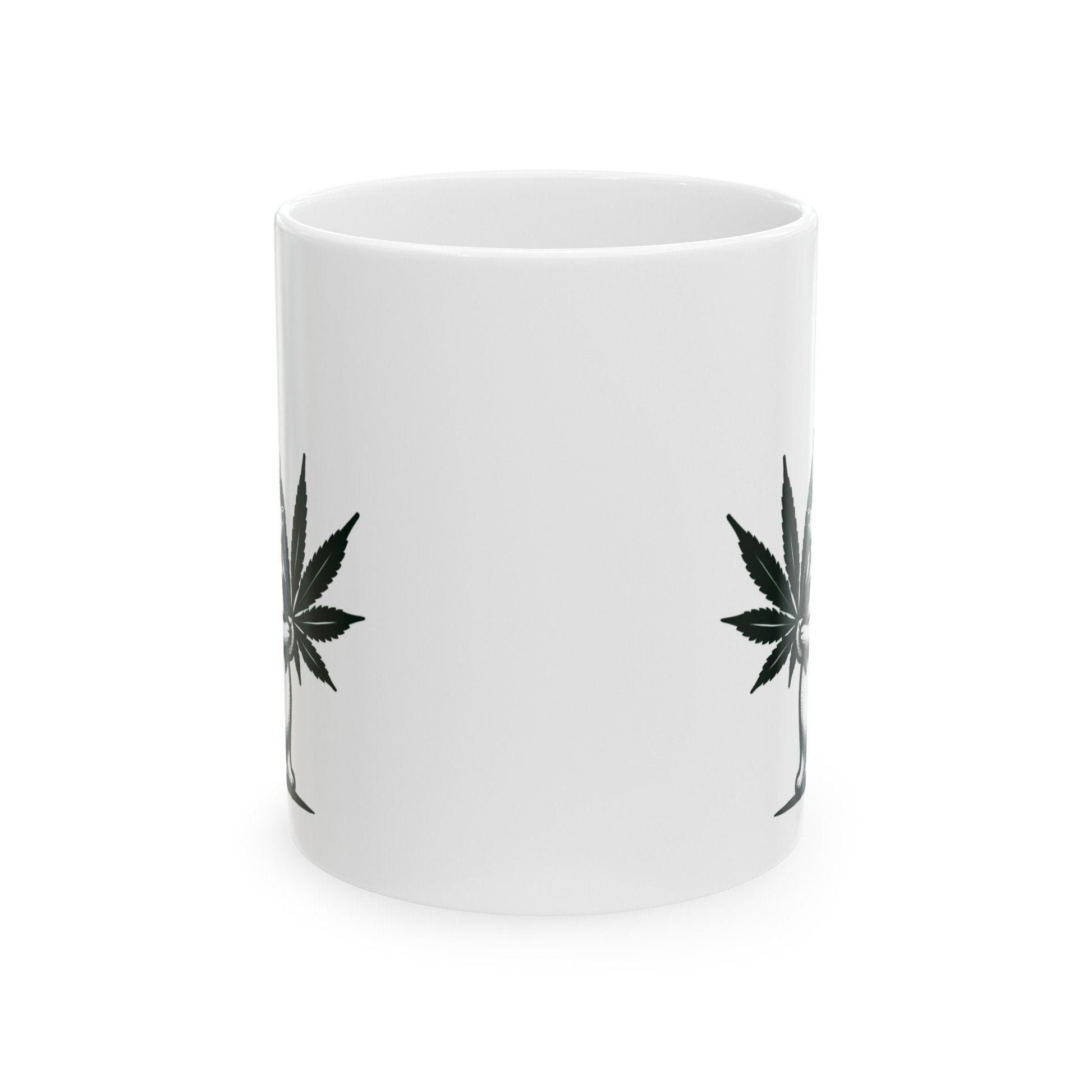 CUTE HEDGEHOG - 420 Coffee Weed Mug (11oz) - Weed Gift for Stoners, Smokers; Wake & Bake Mug / 420 Weed Mug / Marijuana Gift, Cannabis Mug