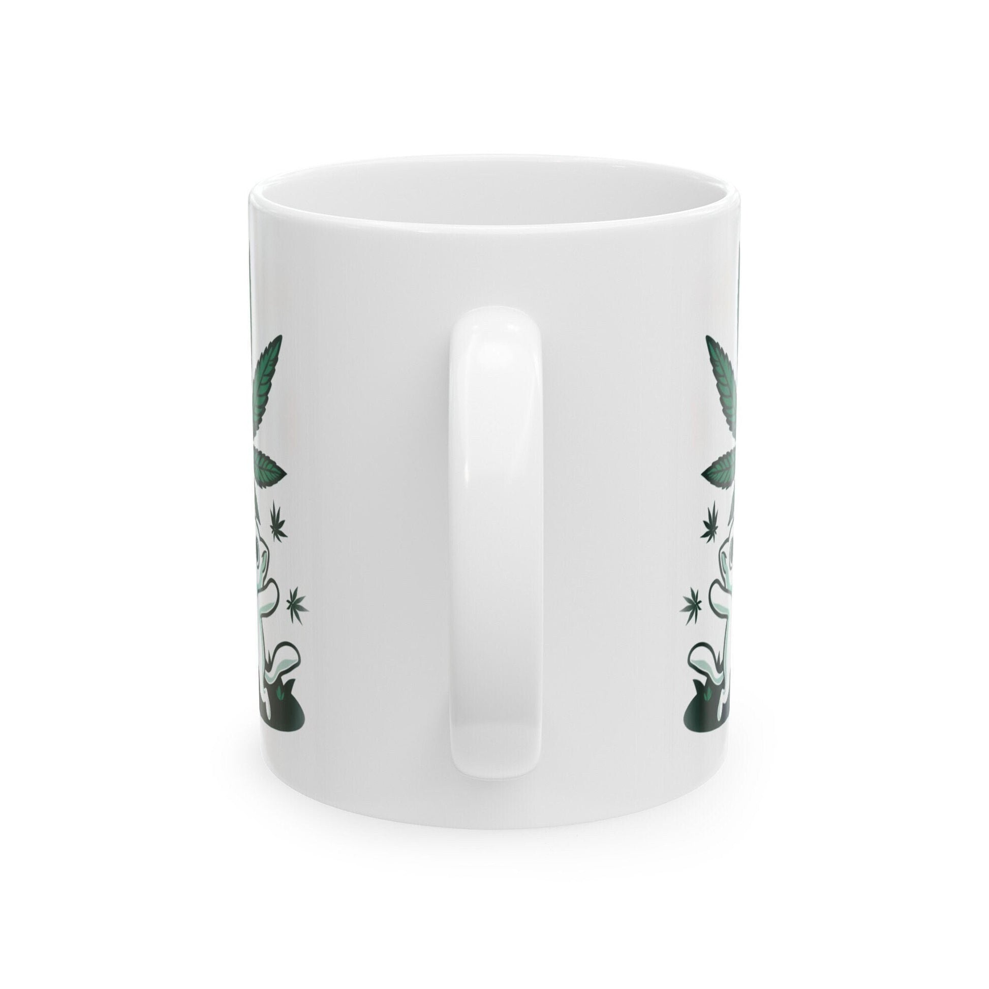 420 WEED KITTY - Coffee Weed Mug (11oz) - Weed Gift for Stoners, Smoker; Wake & Bake Mug / 420 Weed Mug / Marijuana Gift, 420 Cannabis Mug