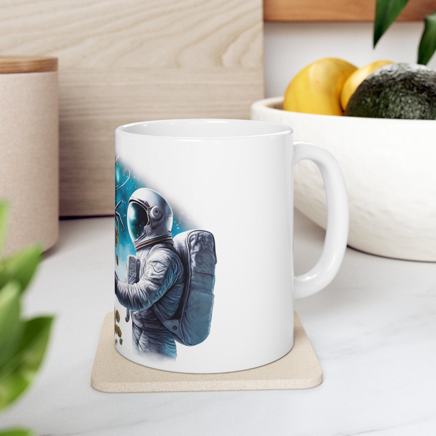 ALIEN WEED DEAL - Coffee Weed Mug (11oz) - Weed Gift for Stoners, Smoker; Wake & Bake Mug / 420 Weed Mug / Marijuana Gift, Weed Cannabis Mug
