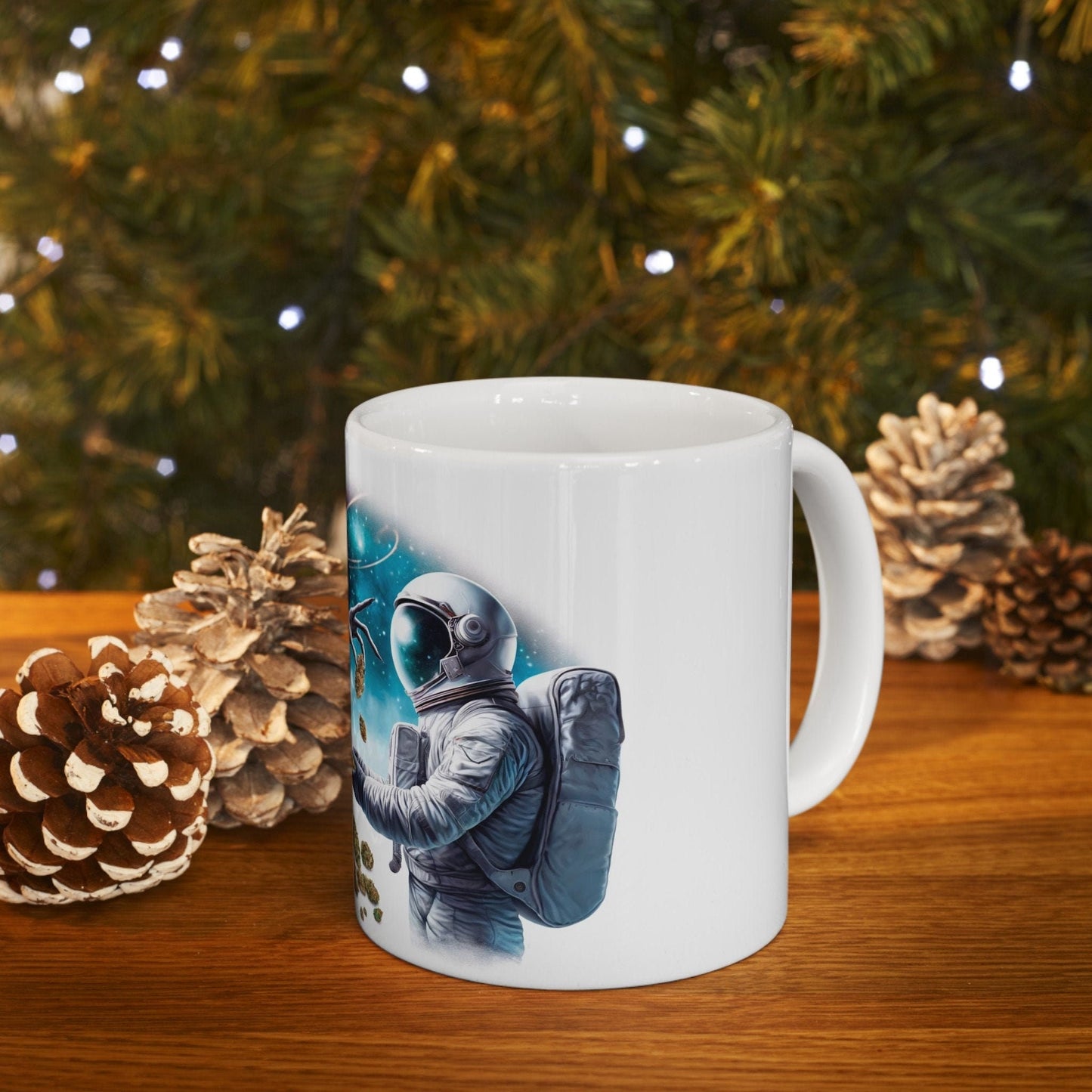 ALIEN WEED DEAL - Coffee Weed Mug (11oz) - Weed Gift for Stoners, Smoker; Wake & Bake Mug / 420 Weed Mug / Marijuana Gift, Weed Cannabis Mug