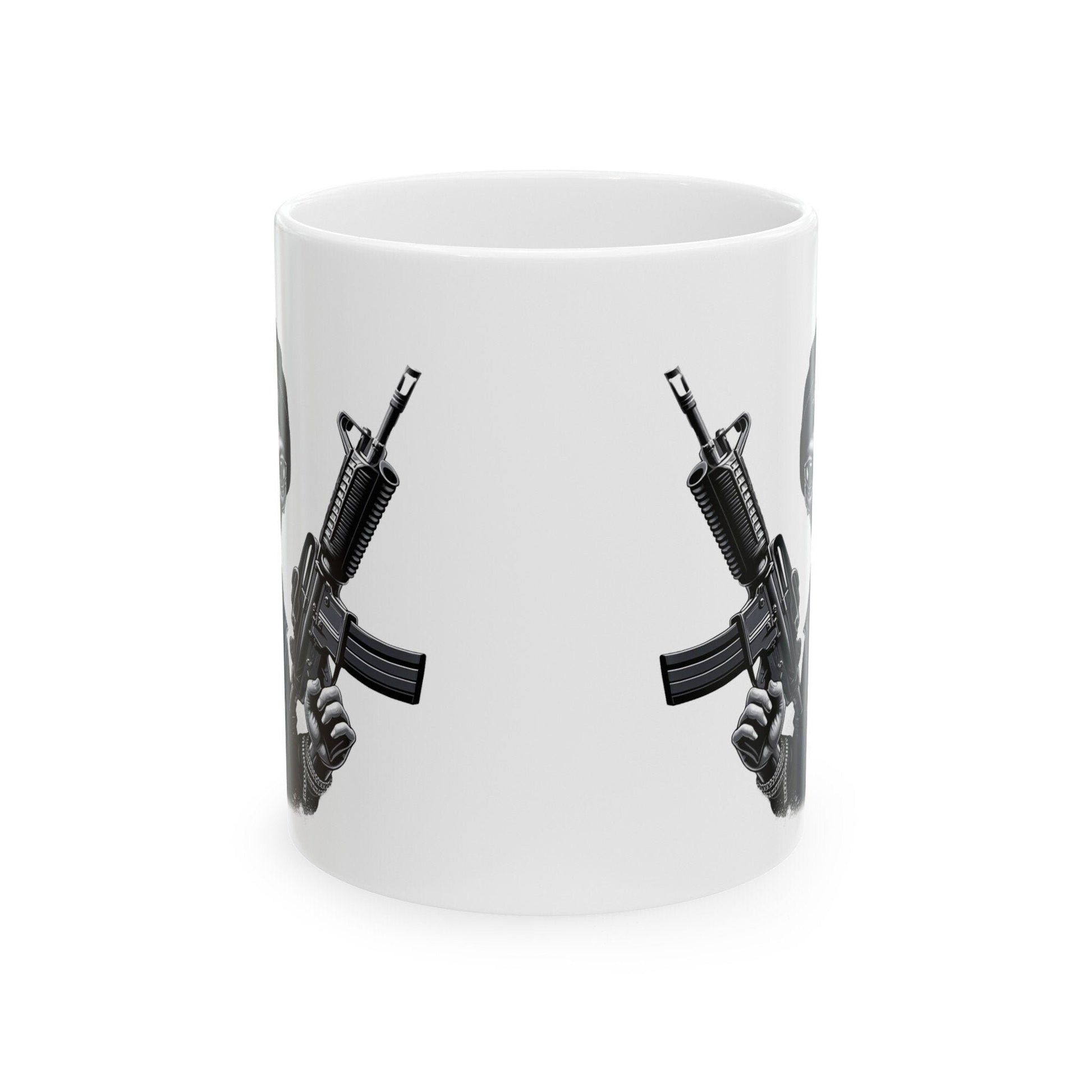 420 THUG ALIEN - Coffee Weed Mug (11oz) - Weed Gift for Stoners, Smoker; Wake & Bake Mug / 420 Weed Mug / Marijuana Gift, 420 Cannabis Mug