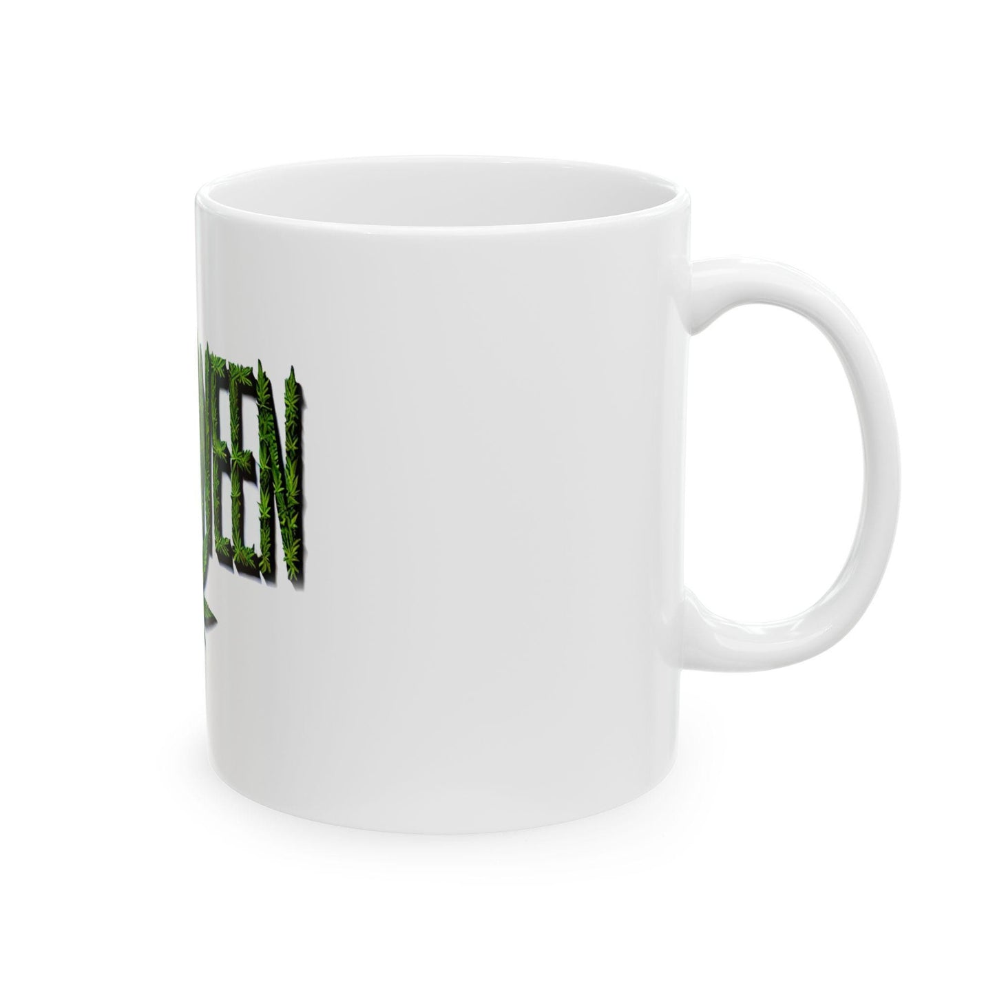420 HALLOWEEN - Weed Coffee Mug (11oz) - Halloween Gift for Weed Smokers, Stoners, Growers; Wake & Bake / 420 Mug, Weed / Marijuana Gift