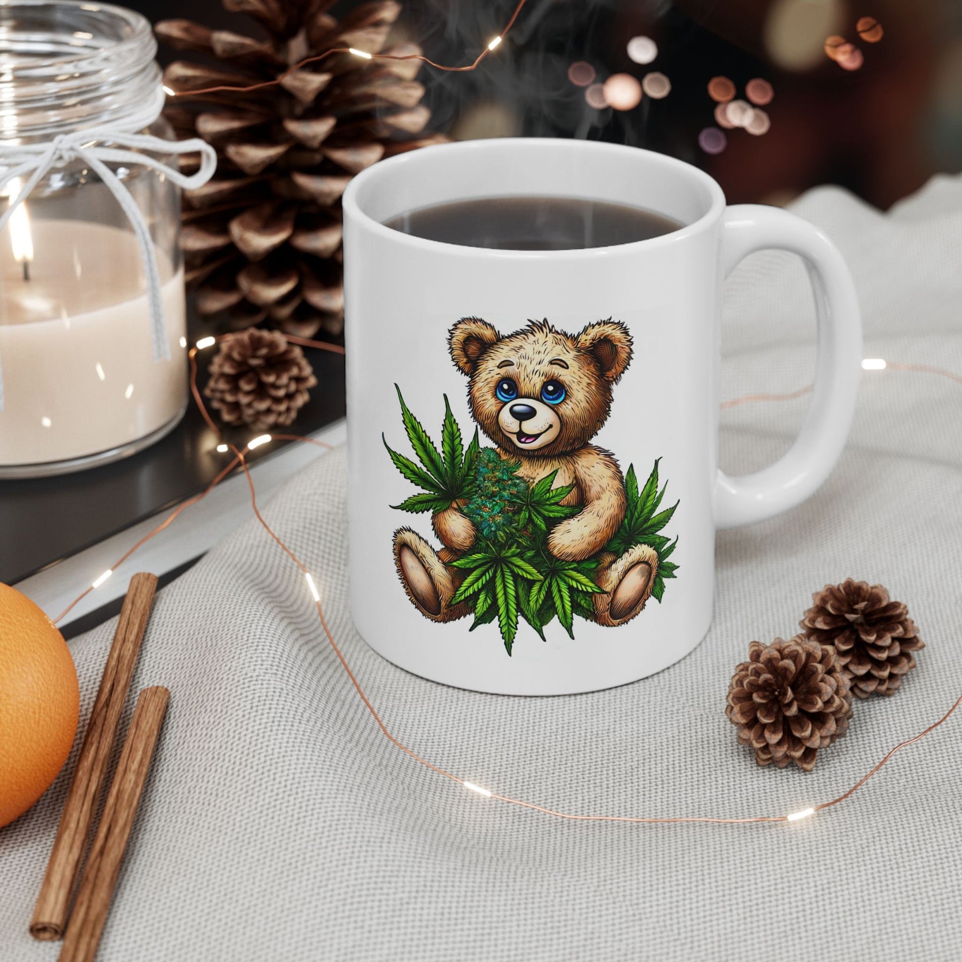 420 TEDDY - Cannabis Coffee Mug (11oz) Dual Sided