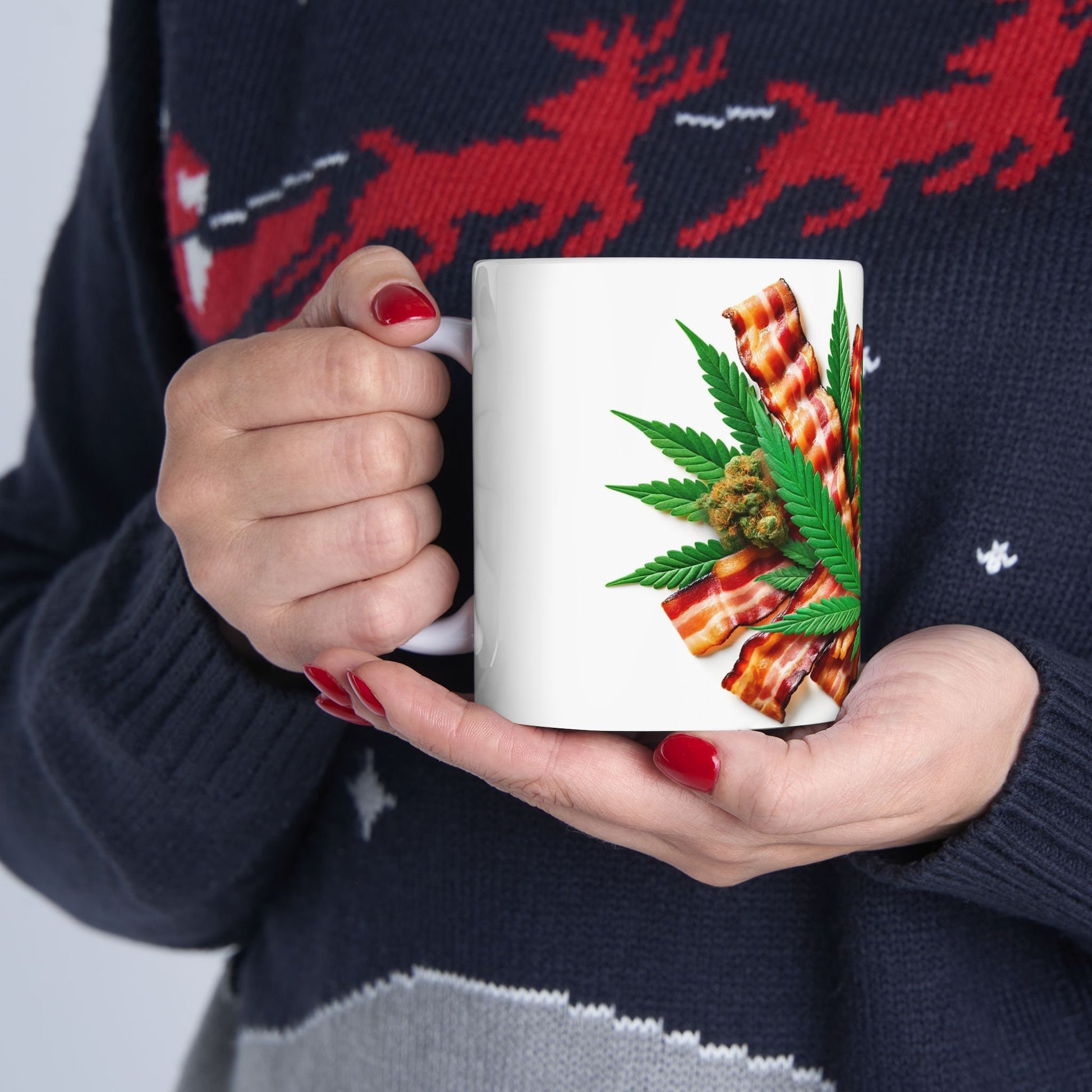 WEED & BACON MUG - Cannabis Coffee Mug (11oz)