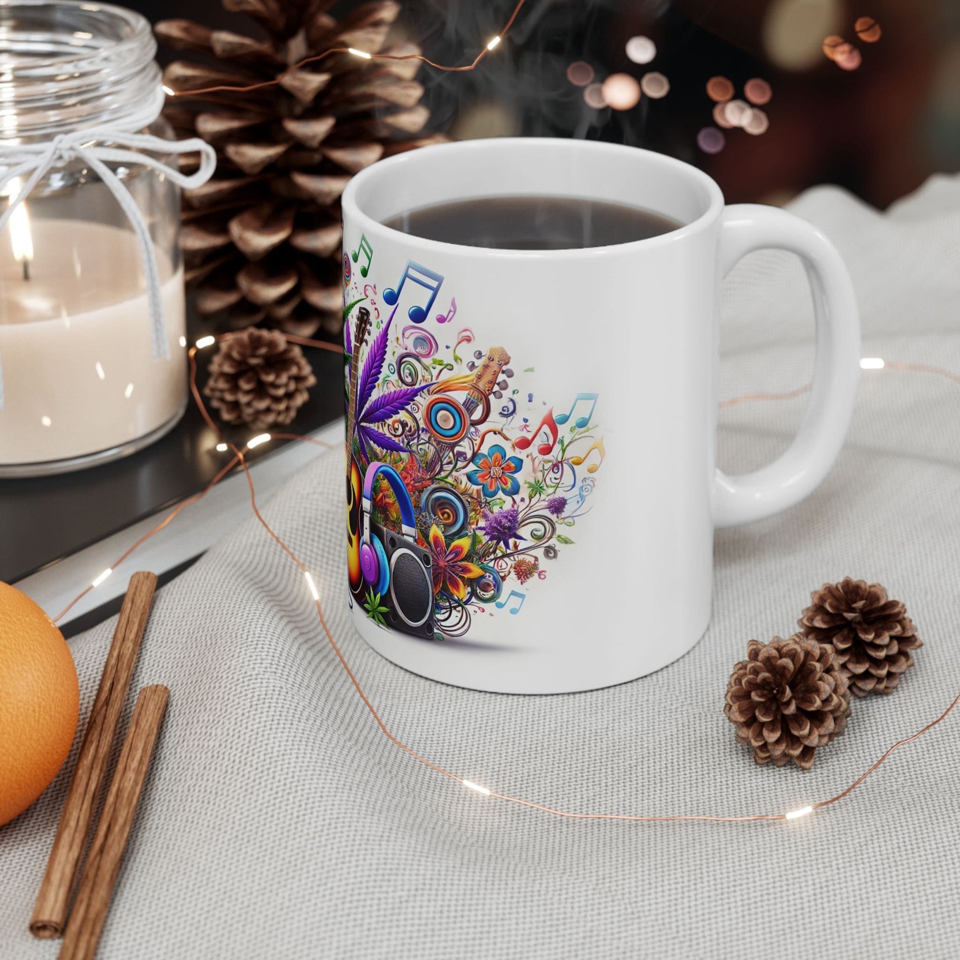 420 MUSIC MUG - Cannabis Coffee Mug (11oz)