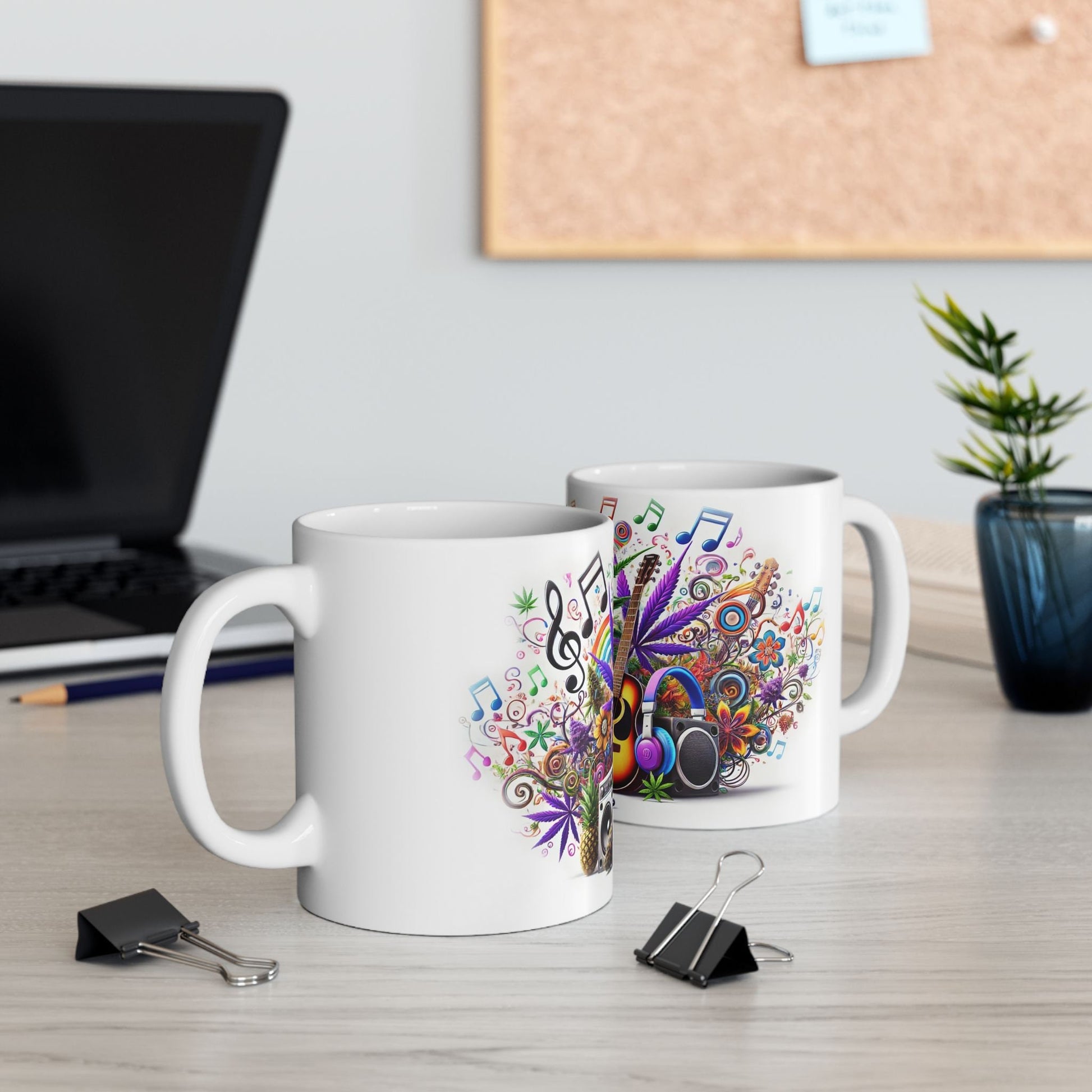 420 MUSIC MUG - Cannabis Coffee Mug (11oz)