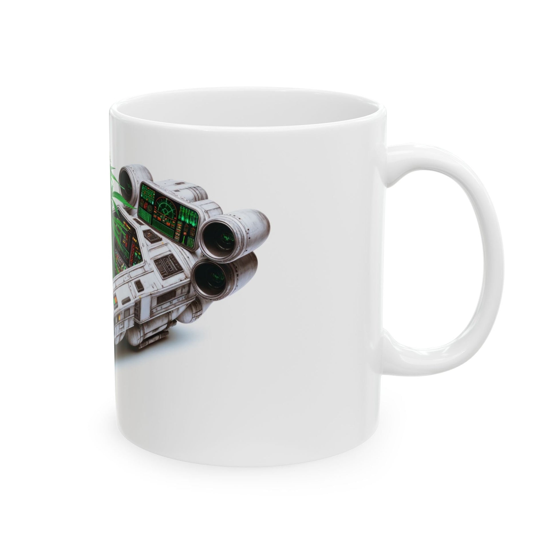 WEED SPACESHIP - Cannabis Coffee Mug (11oz)